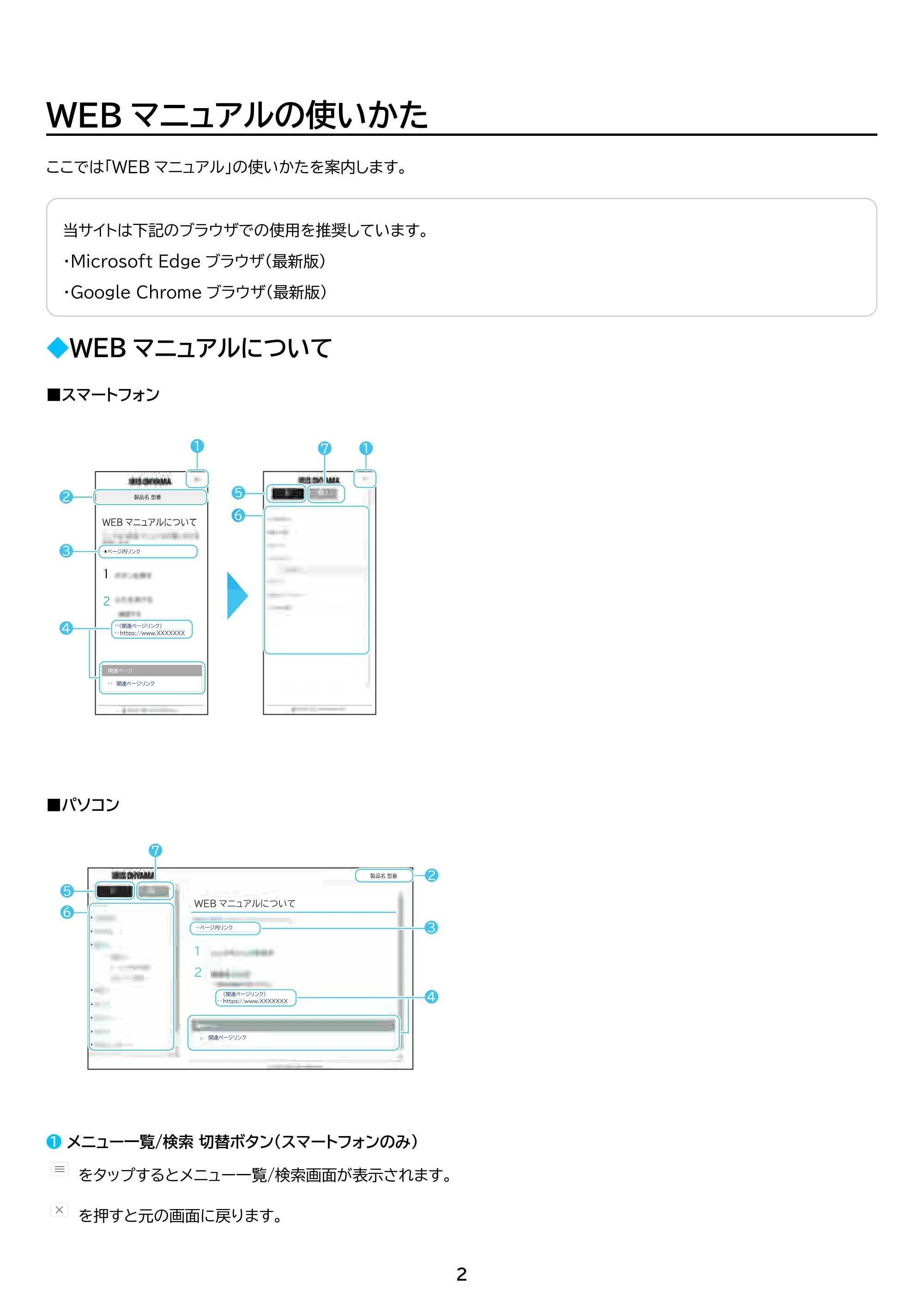 アイリスオーヤマ TCW-100A01 取扱説明書 — 原本ページ — 2ページ