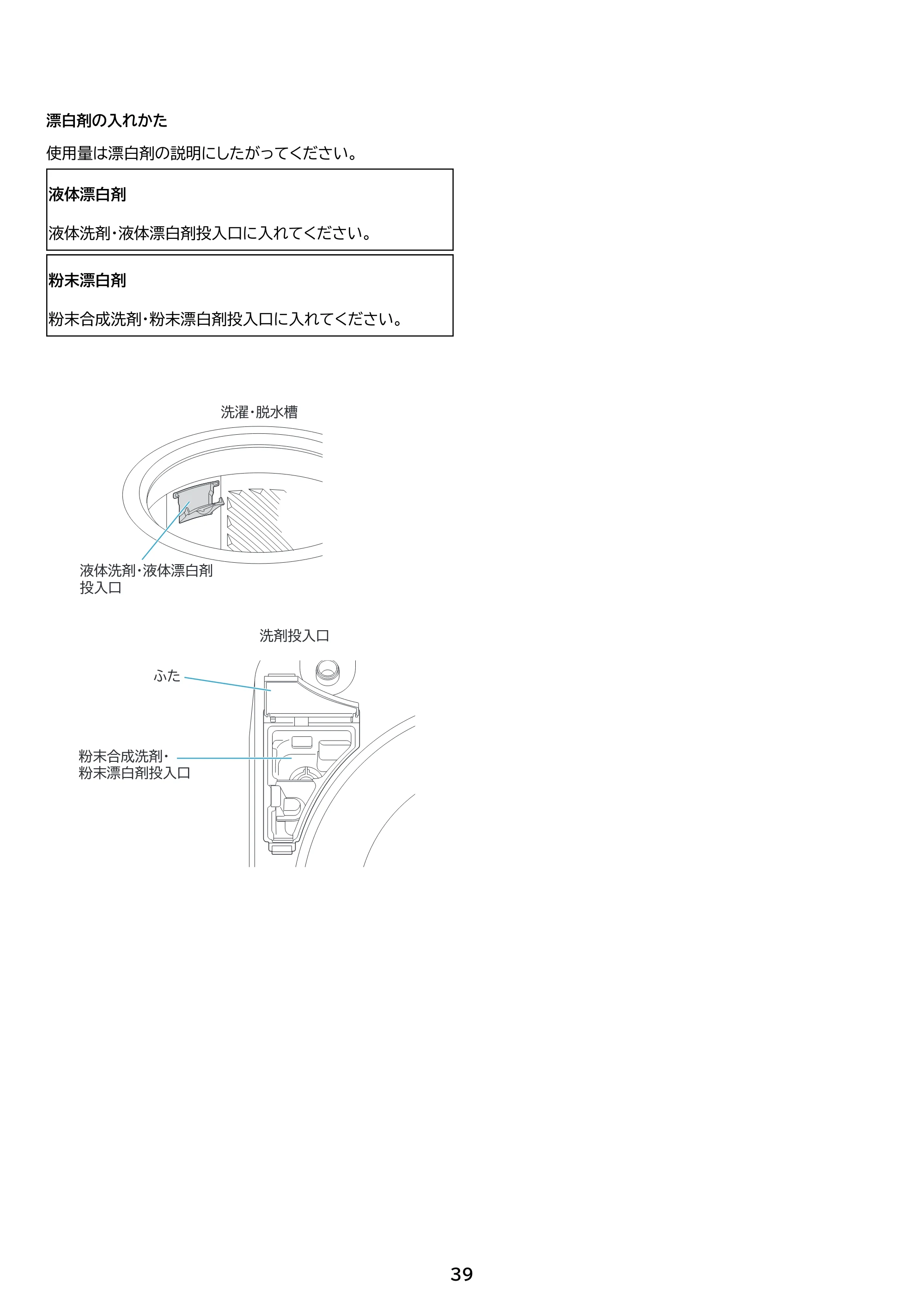 アイリスオーヤマ TCW-100A01 取扱説明書 — 原本ページ — 39ページ