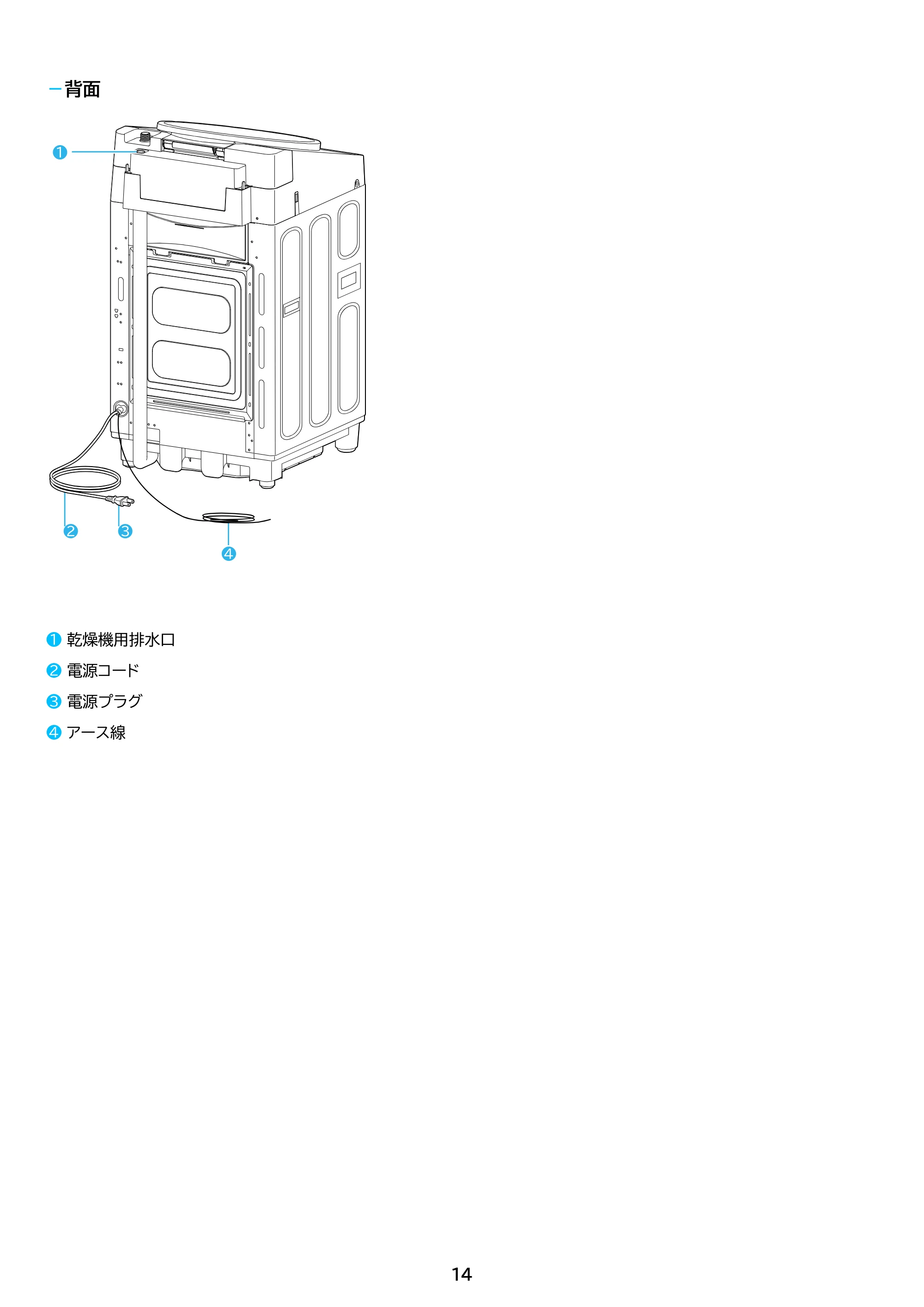 アイリスオーヤマ ITW-70B01 取扱説明書 — 原本ページ — 14ページ