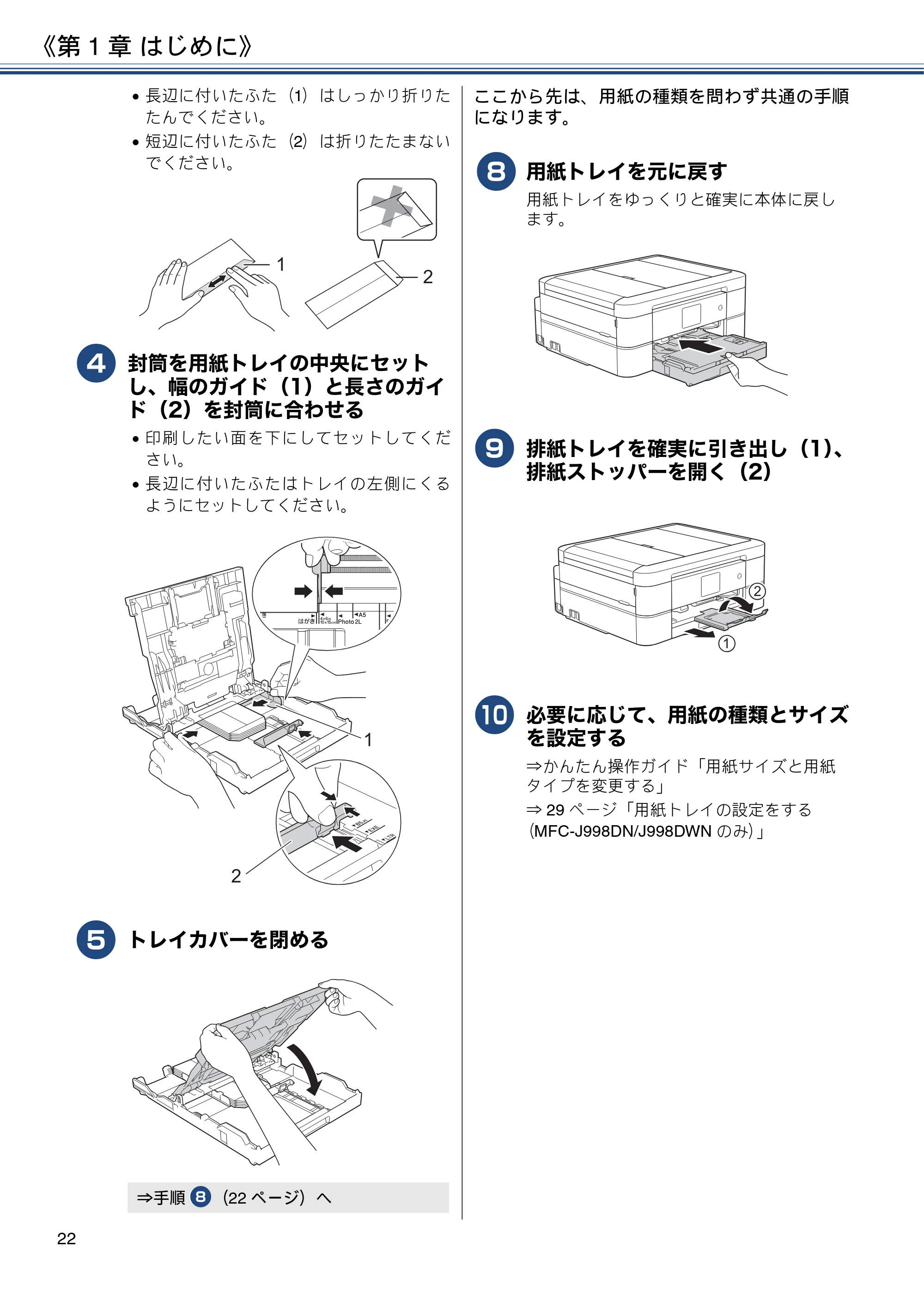 ブラザー DCP-J577N / DCP-J978N-B/W / MFC-J898N ユーザーズガイド ～応用編～ — 原本ページ — 22ページ