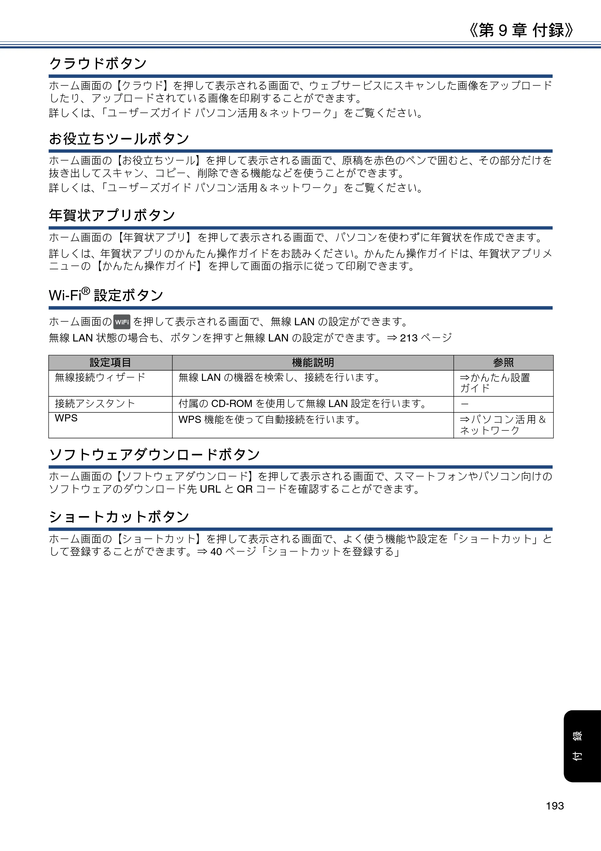 ブラザー DCP-J577N / DCP-J978N-B/W / MFC-J898N ユーザーズガイド ～応用編～ — 原本ページ — 193ページ
