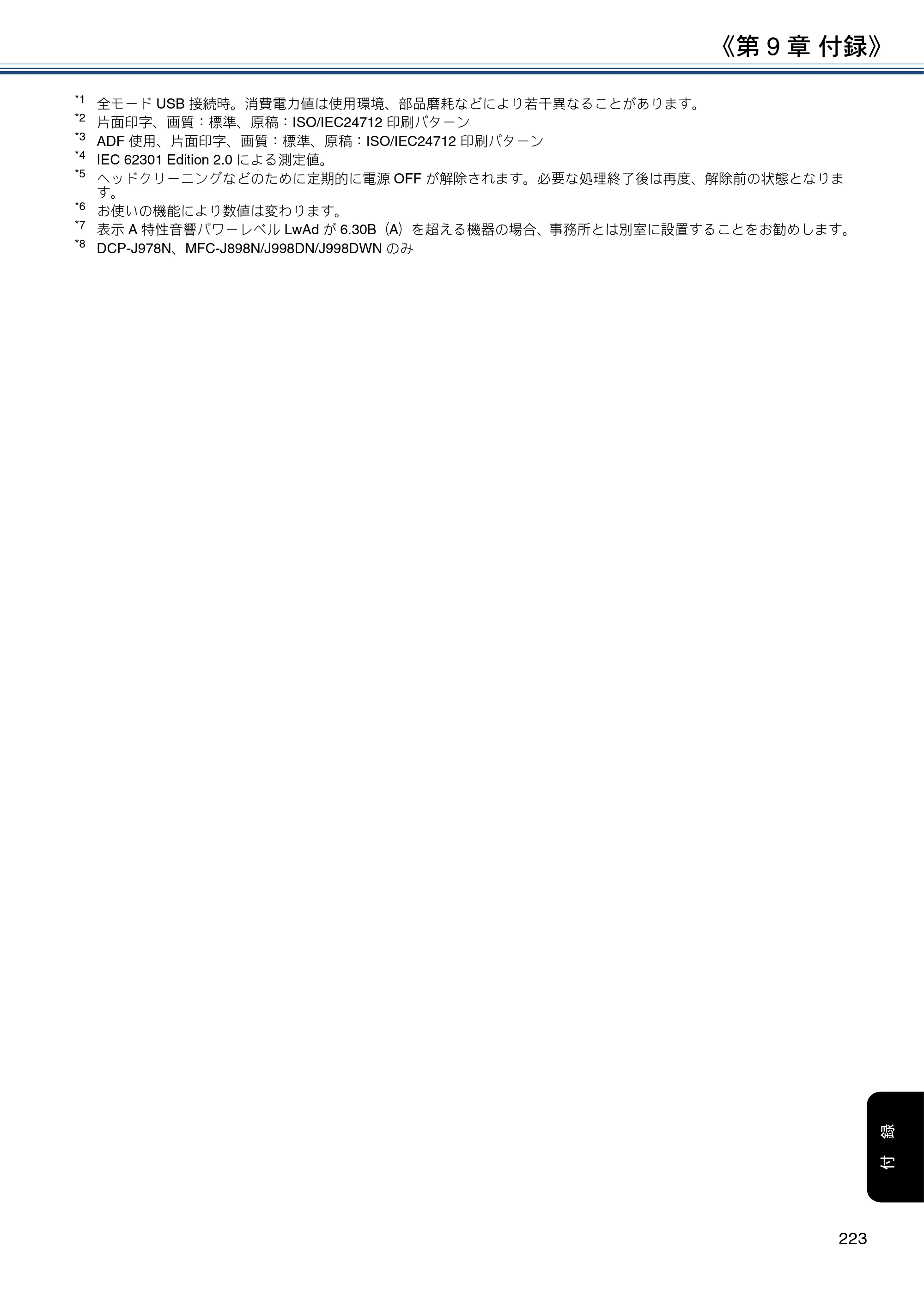 ブラザー DCP-J577N / DCP-J978N-B/W / MFC-J898N ユーザーズガイド ～応用編～ — 原本ページ — 223ページ