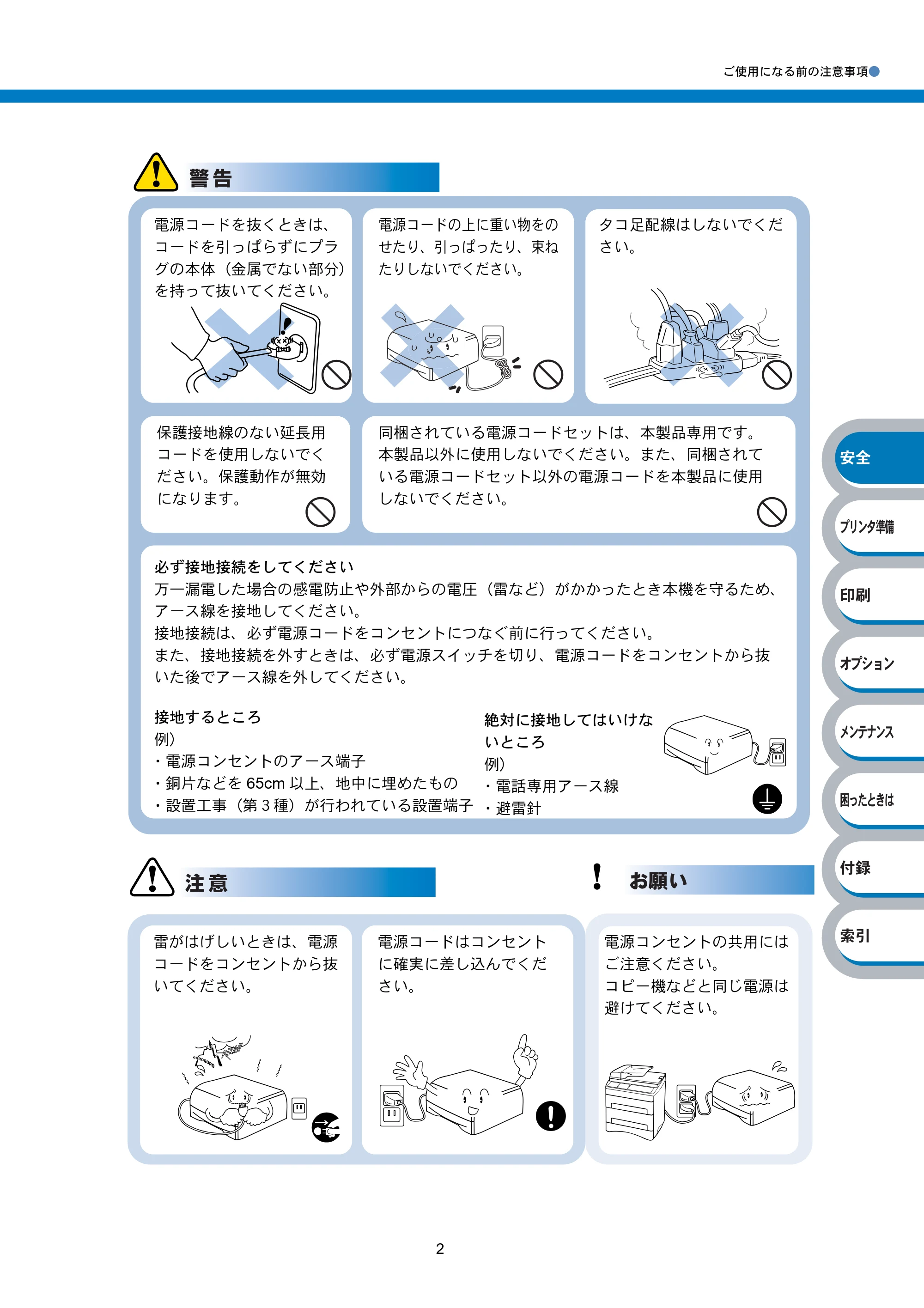 ブラザー HL-2040 取扱説明書（本体） — 原本ページ — 7ページ