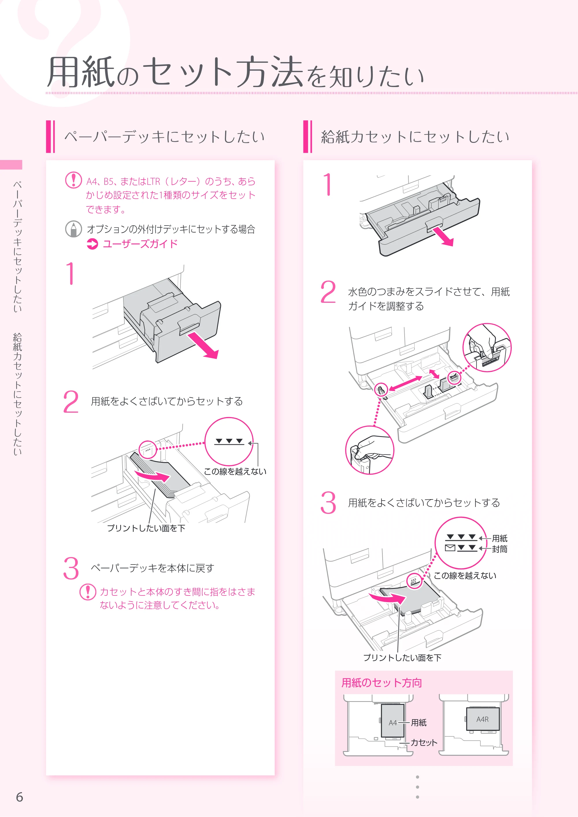 キヤノン A3機用) お困りごと解決ガイド 2019年1月18日更新（PDF：32.5MB） — 原本ページ — 6ページ