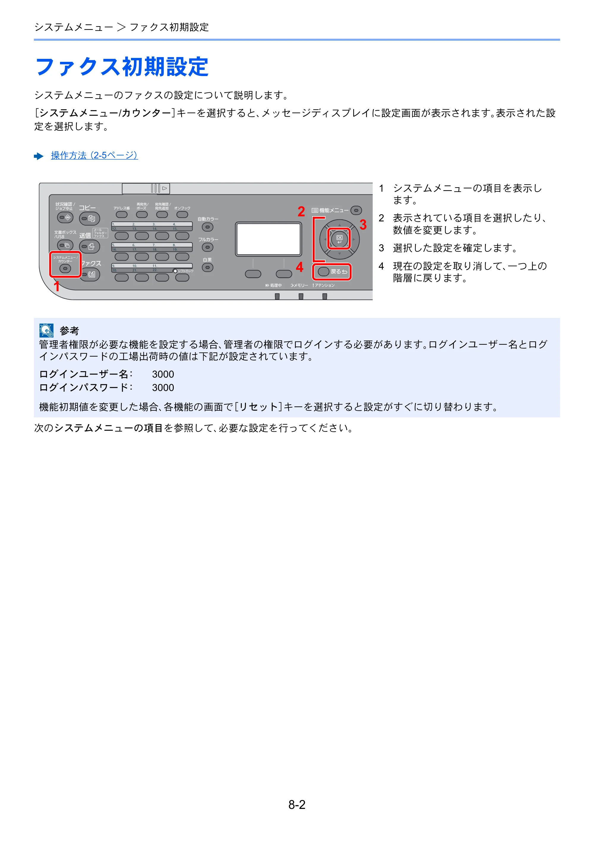 京セラ ECOSYS M6530cdn ECOSYS M6530cdn FAX使用説明書 — ファクス初期設定 — 原本ページ — 143ページ