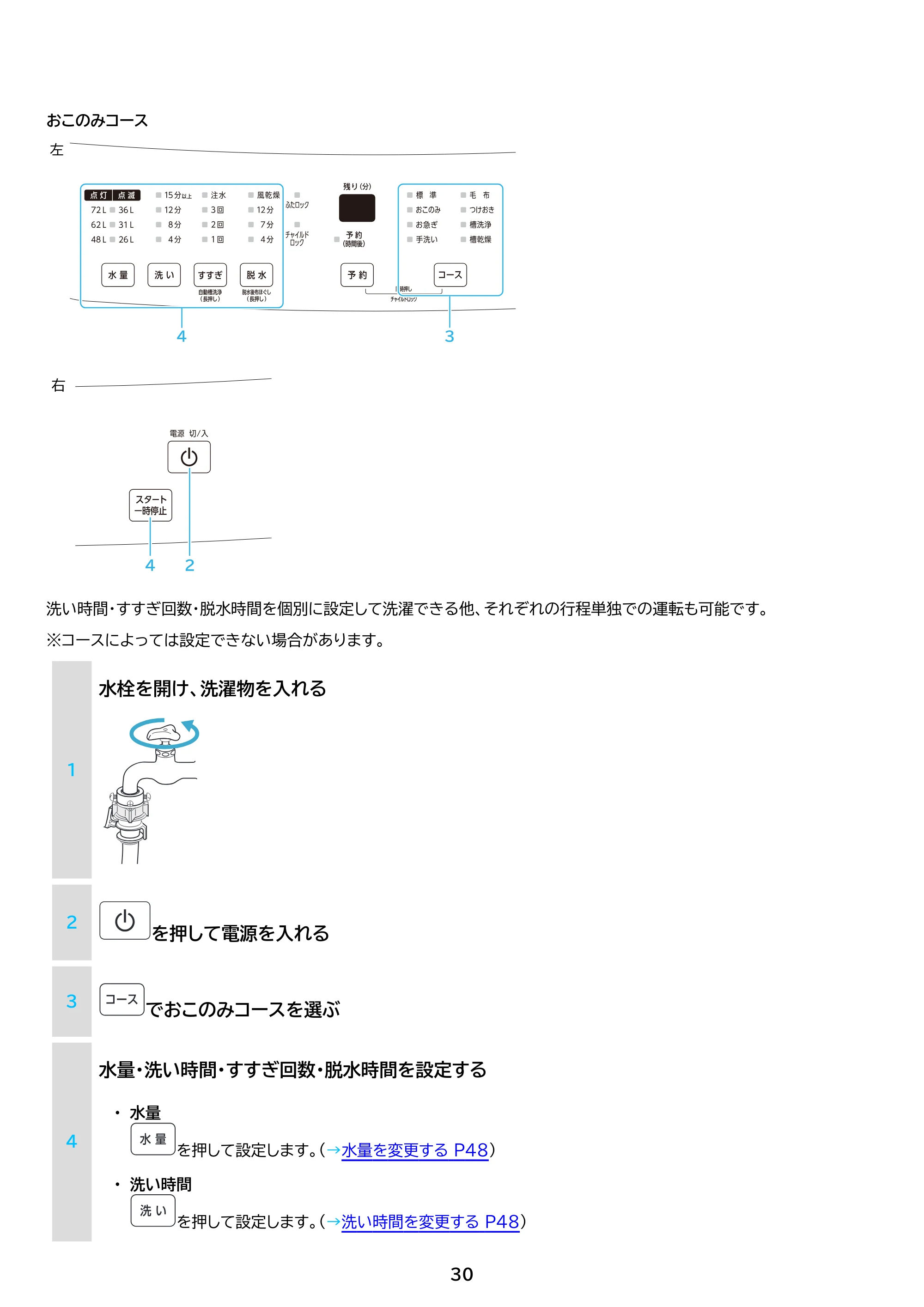アイリスオーヤマ ITW-100B01 取扱説明書 — 原本ページ — 30ページ