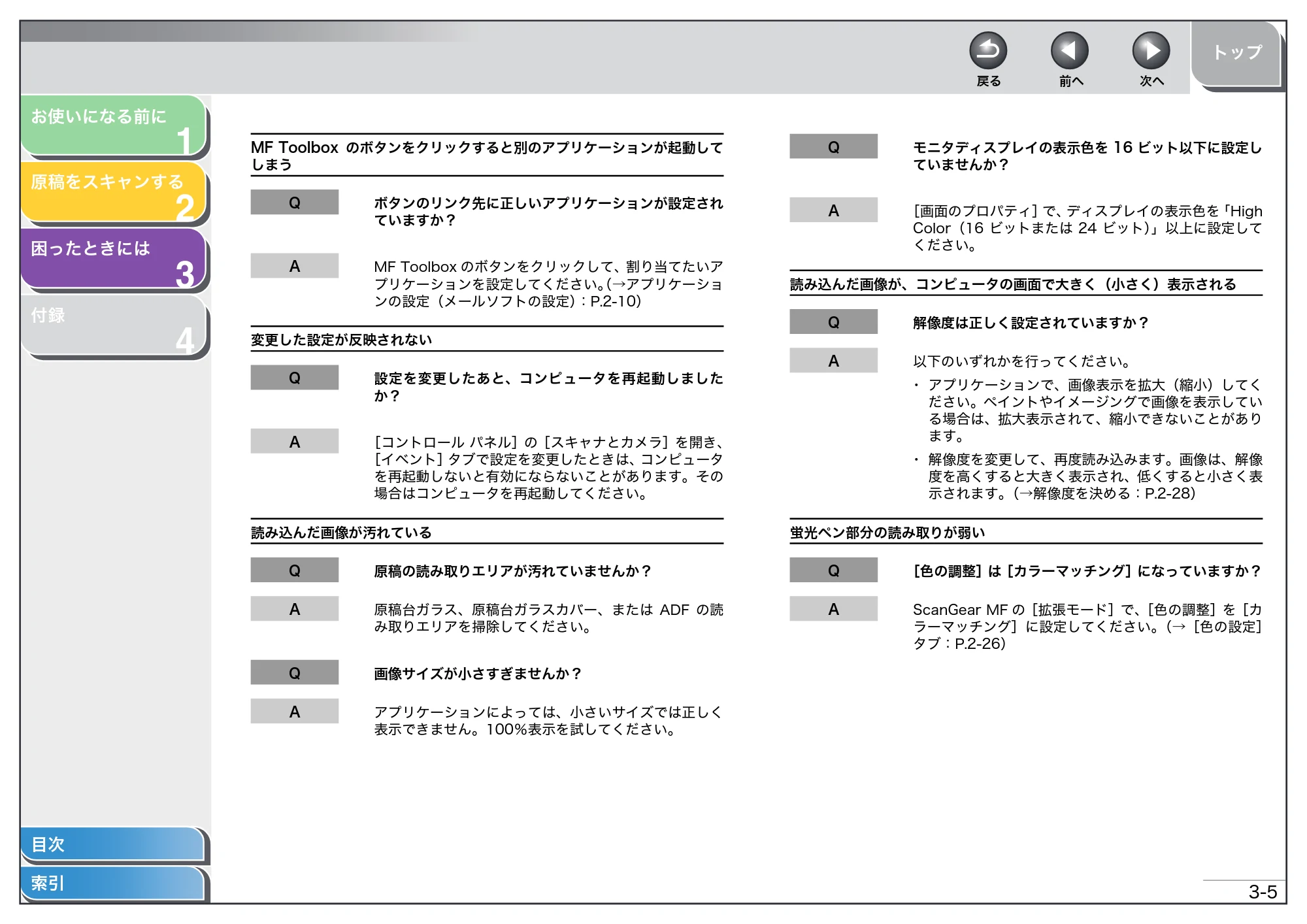 キヤノン MF4270 スキャナードライバーガイド （PDF形式／2.36Mバイト） — 原本ページ — 51ページ