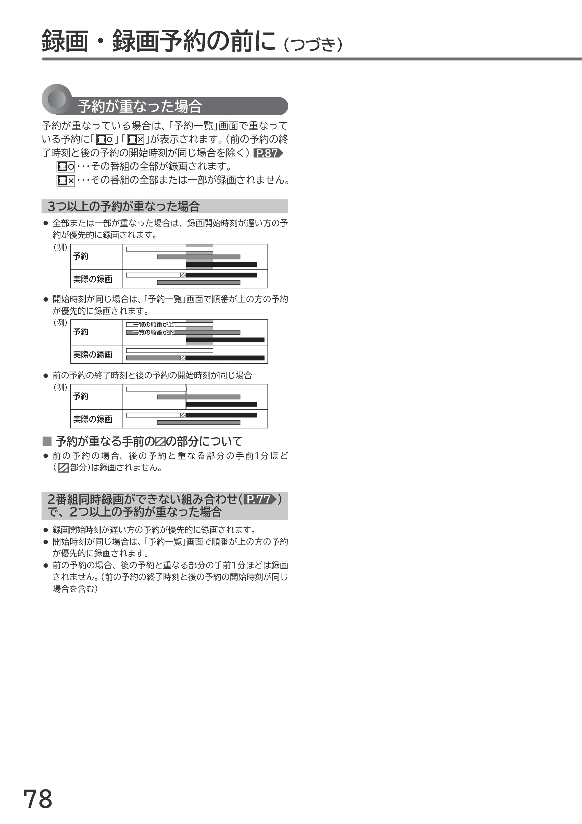 日立 L55-GP3 / L49-GP3 / L43-GP3 取扱説明書 — 原本ページ — 78ページ