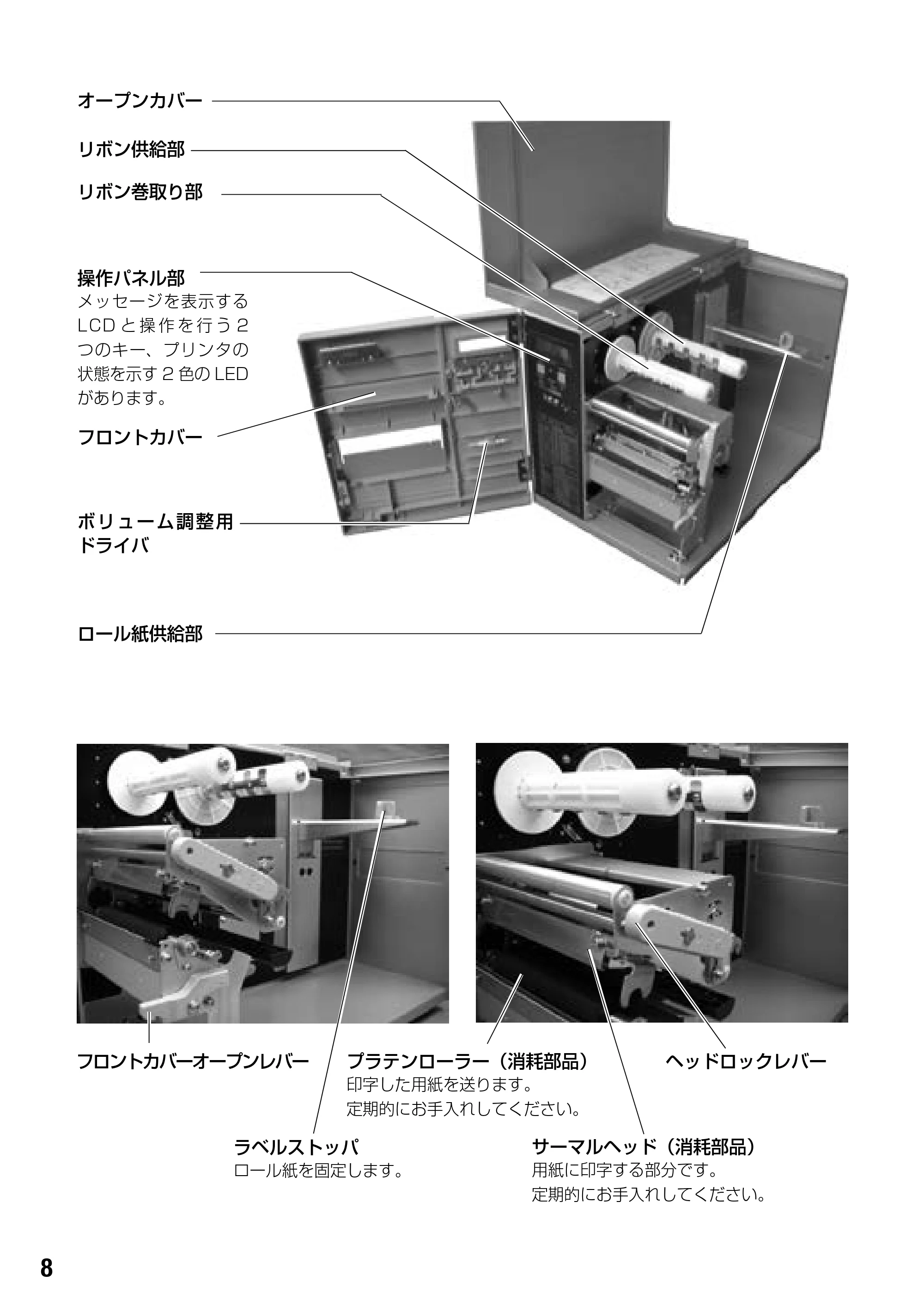 サトー BF408R / 412R 取扱説明書(第4版) — 原本ページ — 10ページ
