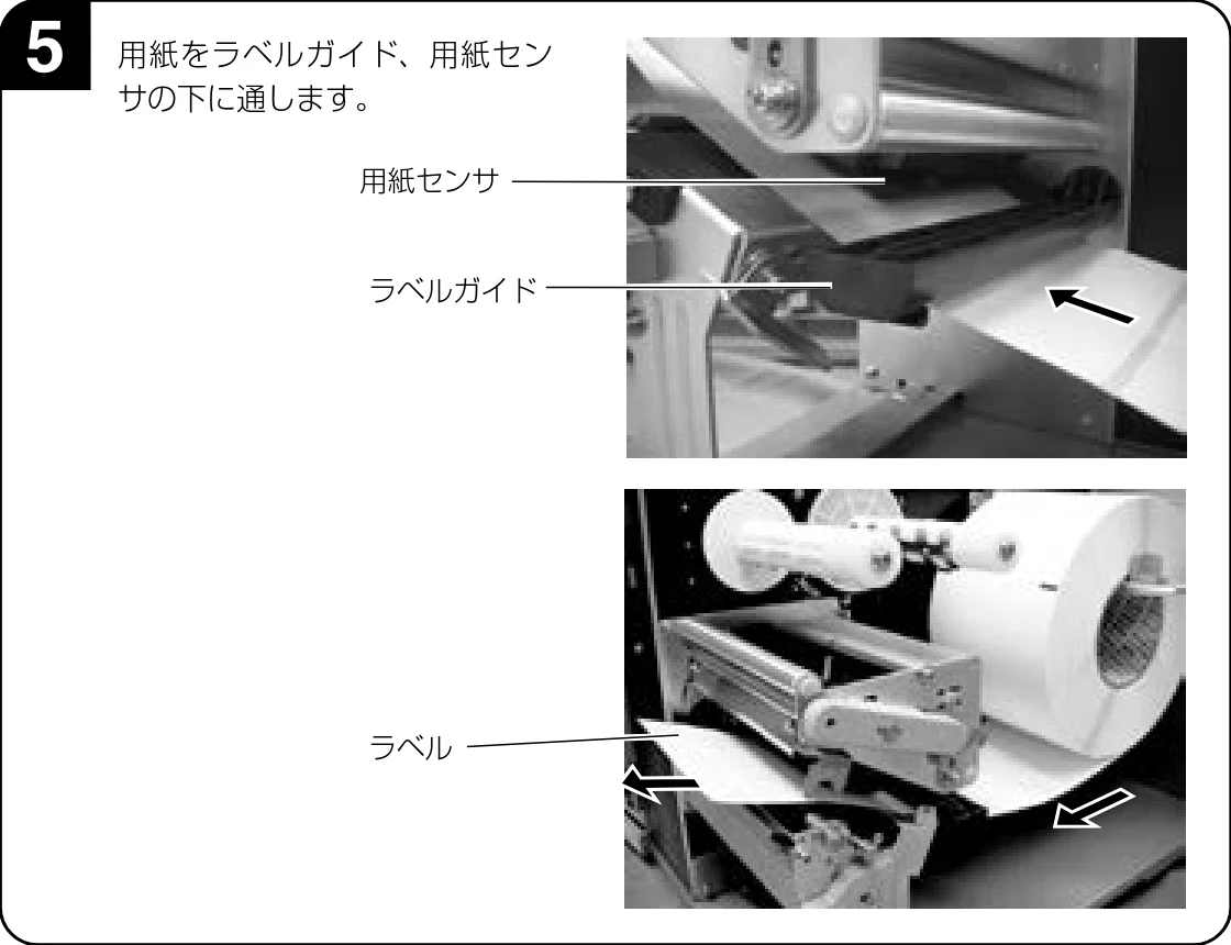 サトー BF408R / 412R 取扱説明書(第4版) — • 印字終了直後のサーマルヘッドとその付近は、熱くなっています。印字直後の用紙の交換は、火傷しない — 図版 17-2 — 17ページ