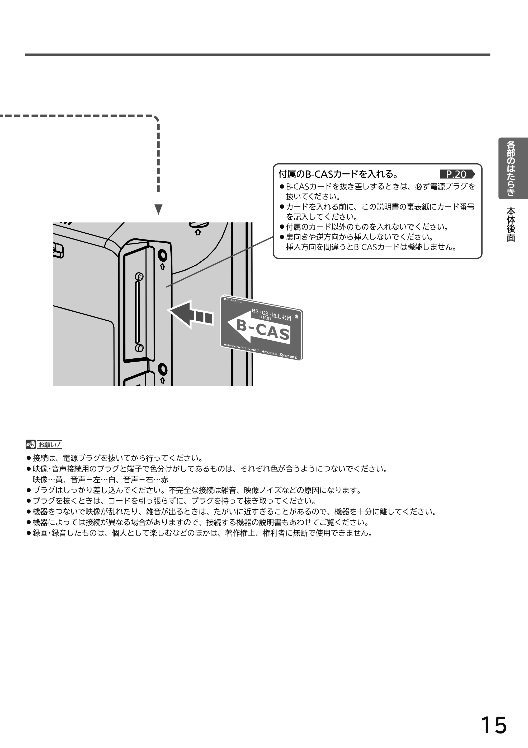 日立 L49-H3 / L43-H3 / L32-H3 取扱説明書 — 原本ページ — 15ページ