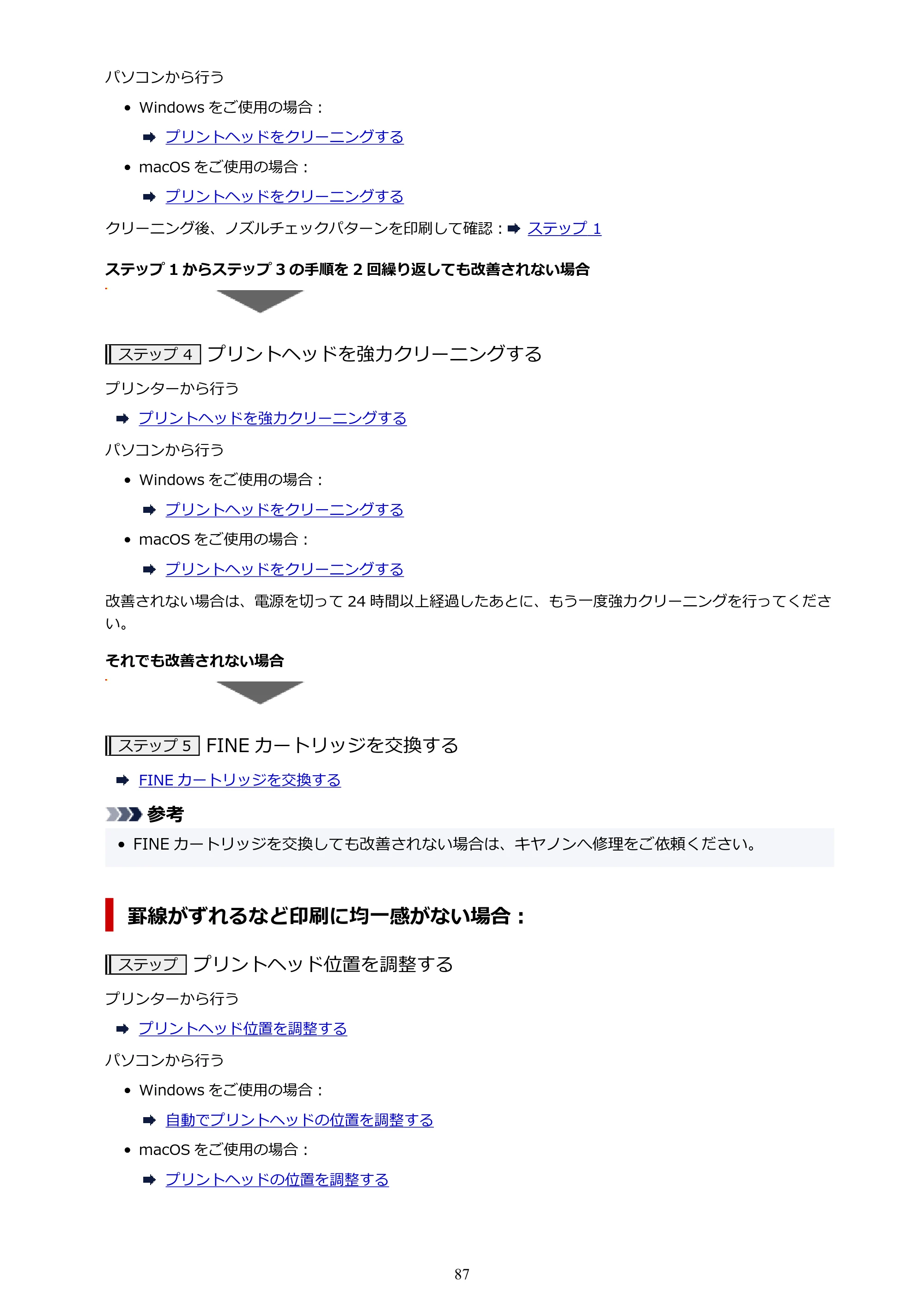 キヤノン PIXUS TS5530 オンラインマニュアル PDF版 2025年10月22日掲載（PDF：3.4MB） — 原本ページ — 87ページ