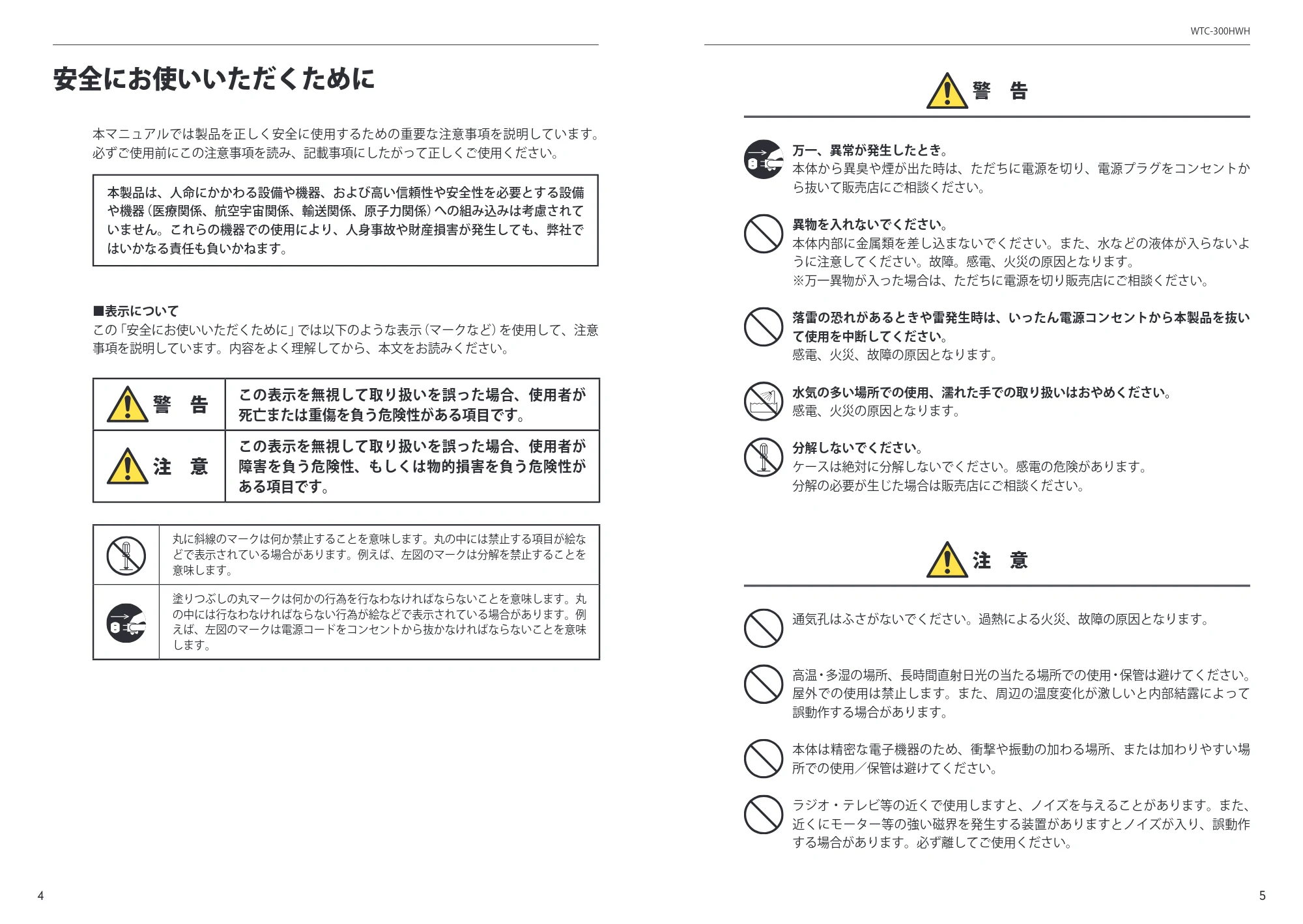 エレコム WTC-300HWH ユーザーズマニュアル — 原本ページ — 3ページ