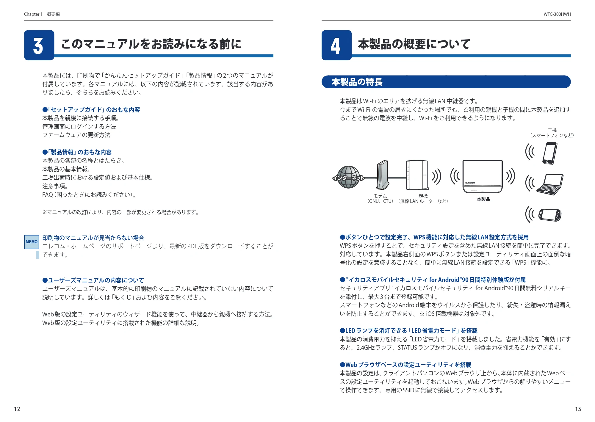 エレコム WTC-300HWH ユーザーズマニュアル — 原本ページ — 7ページ