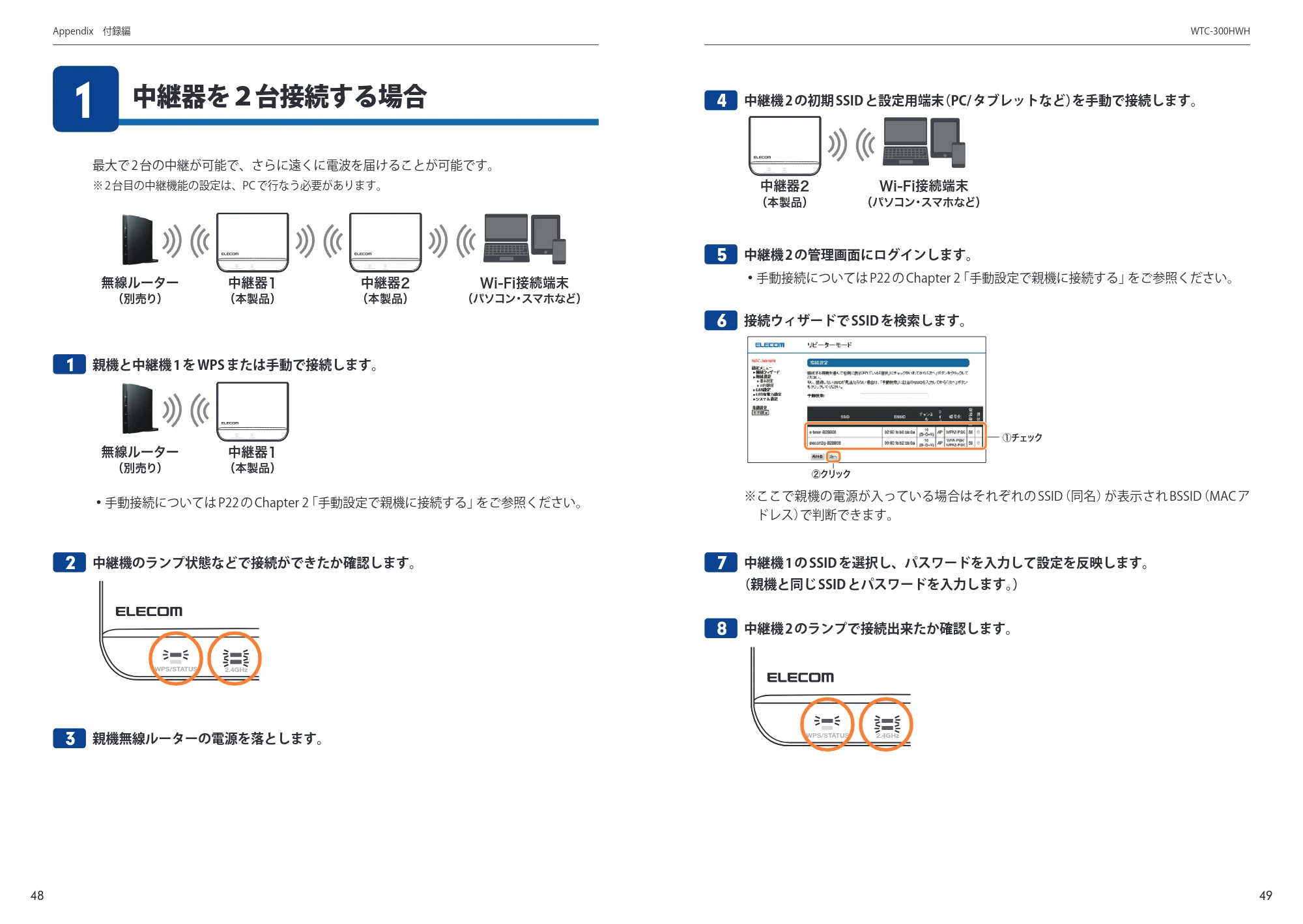 エレコム WTC-300HWH ユーザーズマニュアル — 原本ページ — 25ページ
