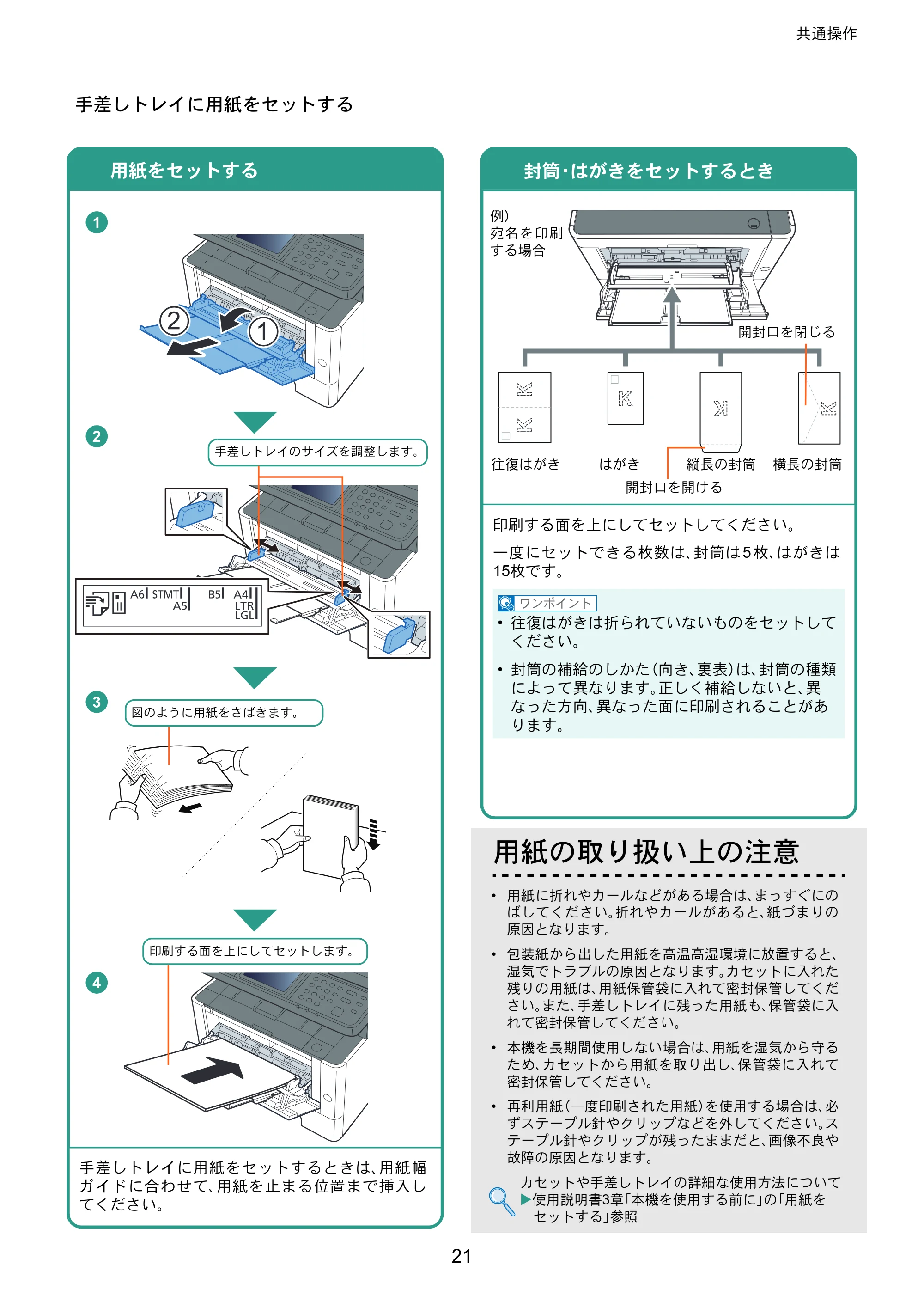 京セラ ECOSYS M2640idw ECOSYS M2640idw クイックガイド — 原本ページ — 21ページ
