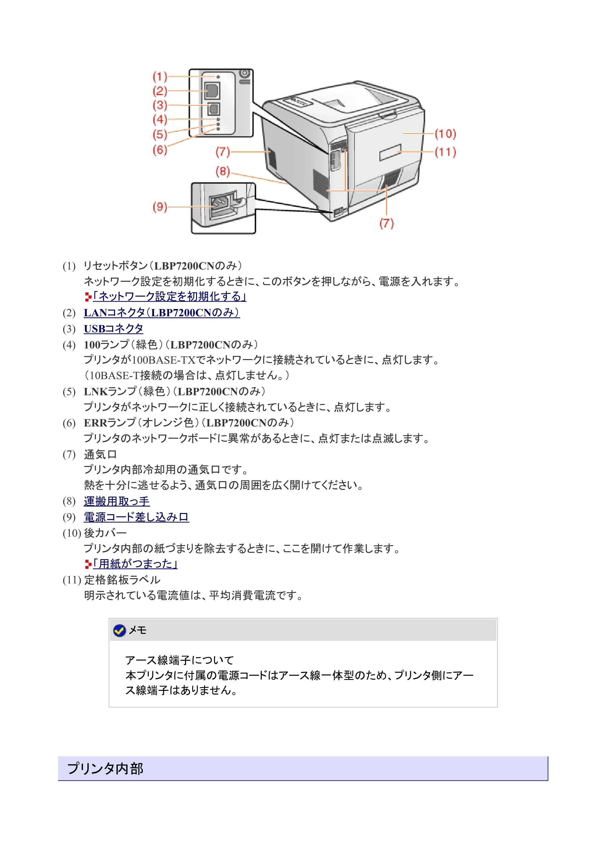 キヤノン LBP7200C/7200CN ユーザーズガイド （PDF版） 2019年10月9日更新（PDF：10.9MB） — 原本ページ — 37ページ