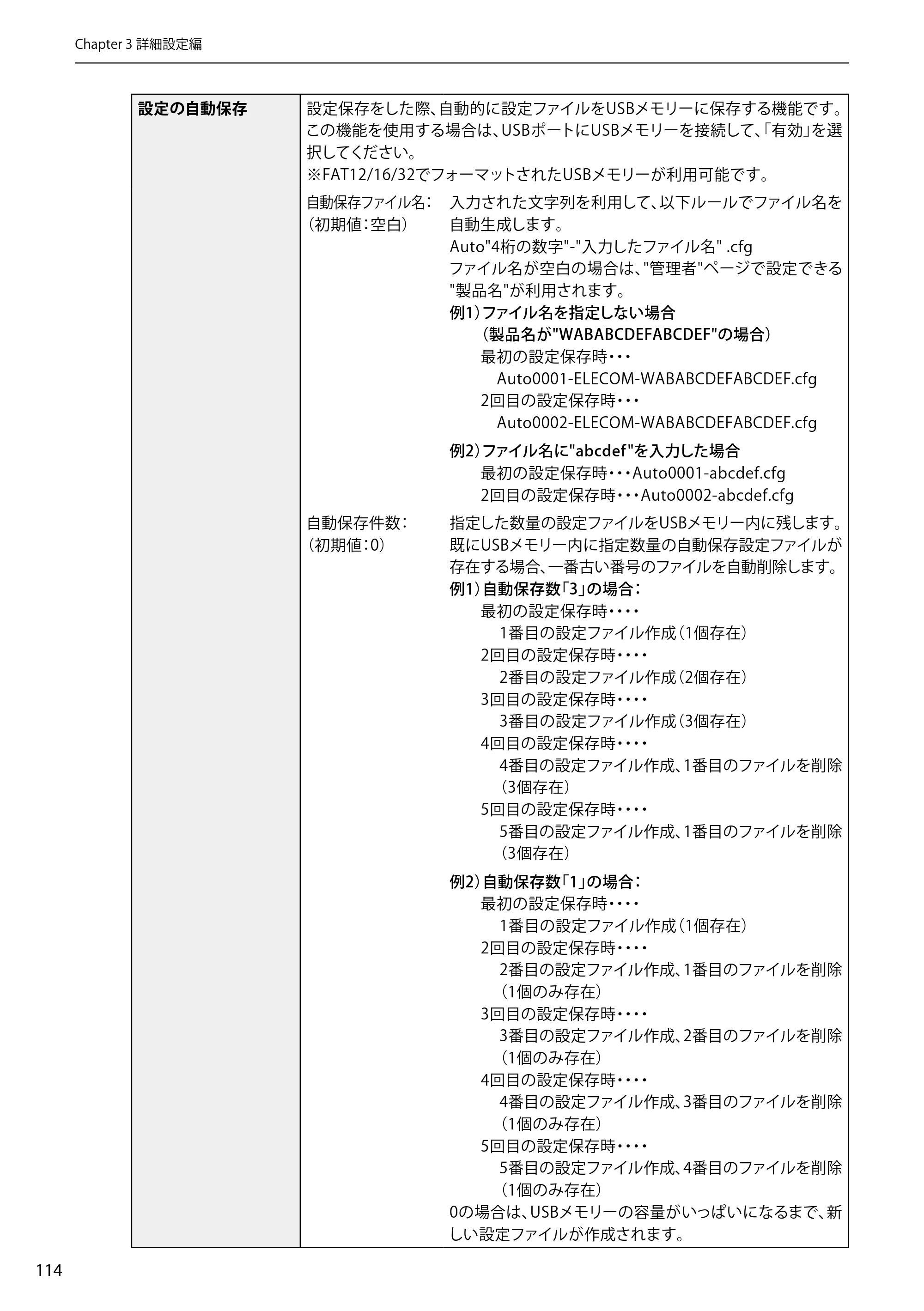 エレコム WAB-EX-DFS / WAB-M2133 2.ユーザーズマニュアル 【対象AP】[WAB-M2133] — 原本ページ — 114ページ