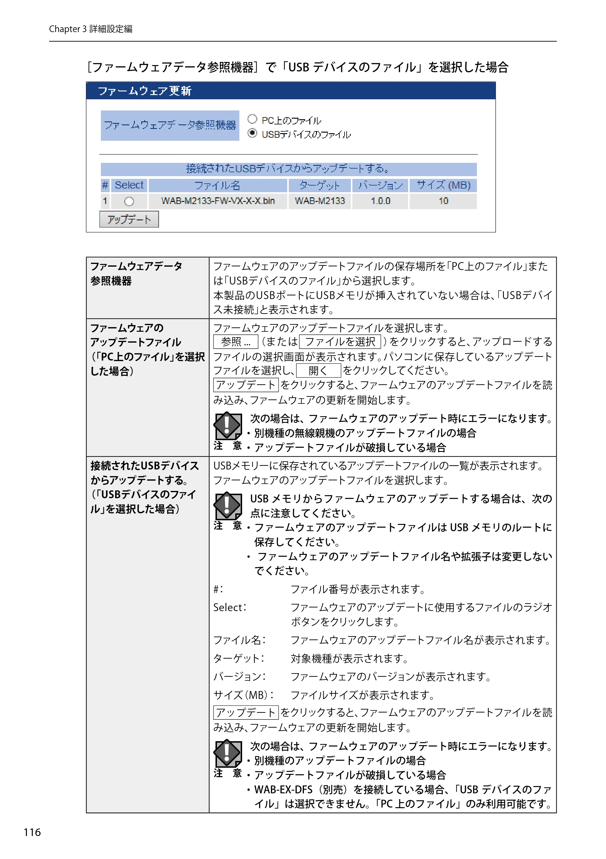 エレコム WAB-EX-DFS / WAB-M2133 2.ユーザーズマニュアル 【対象AP】[WAB-M2133] — 原本ページ — 116ページ