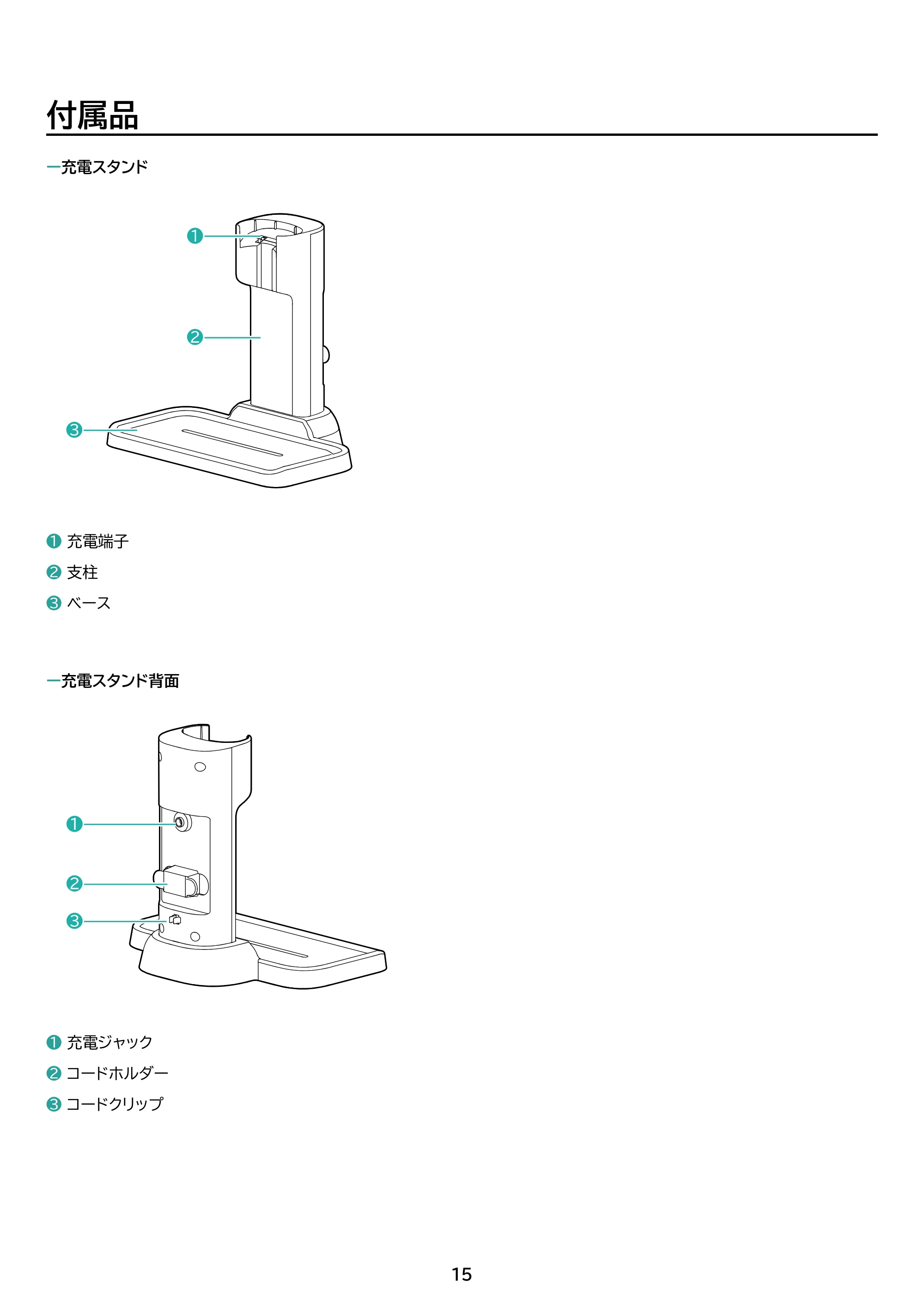 アイリスオーヤマ FBD-D1-NH 取扱説明書 — 原本ページ — 15ページ