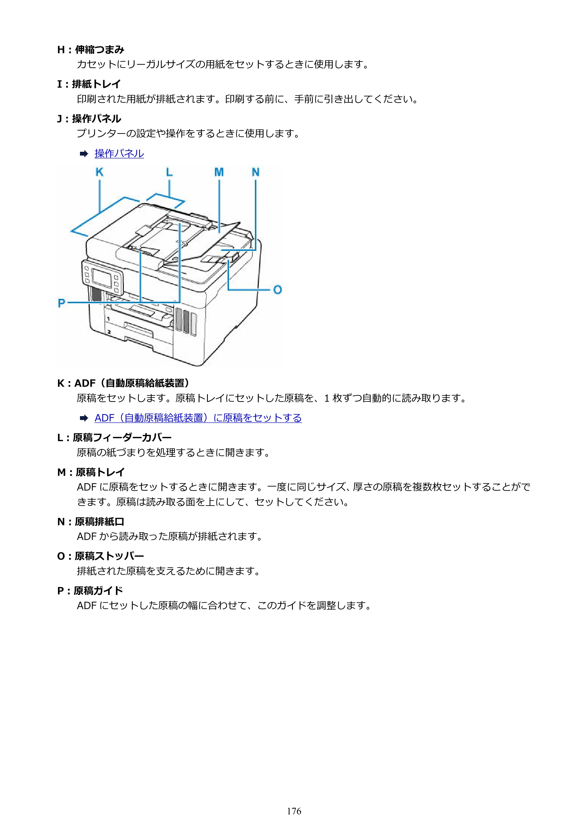 キヤノン GX7130 GX7130 (PDF) オンラインマニュアル 取扱説明書 2026年3月19日掲載（PDF：8.7MB） — 原本ページ — 176ページ