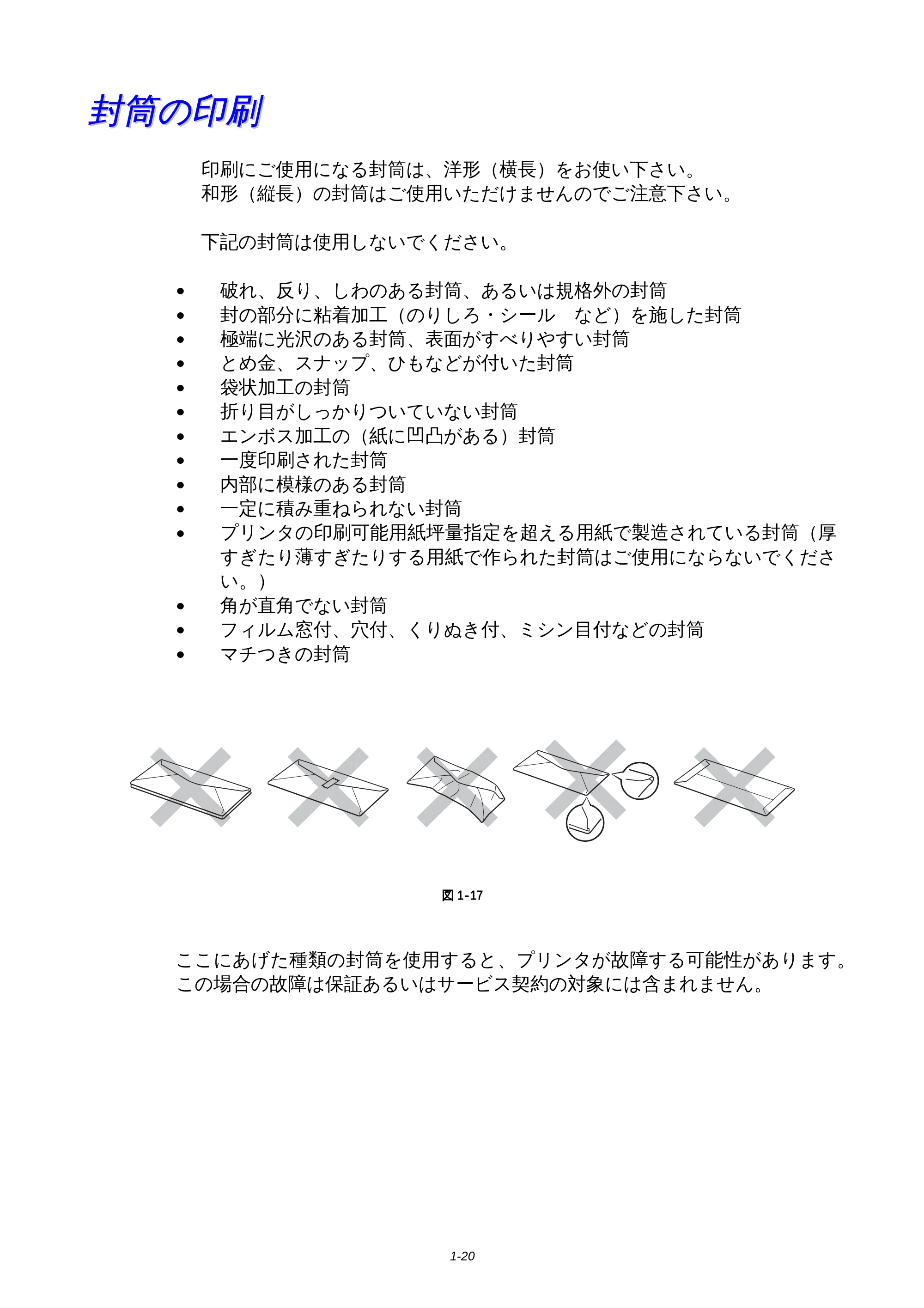 ブラザー HL-1850 / HL-1870N 取扱説明書（本体） — 封筒の印刷 — 原本ページ — 28ページ