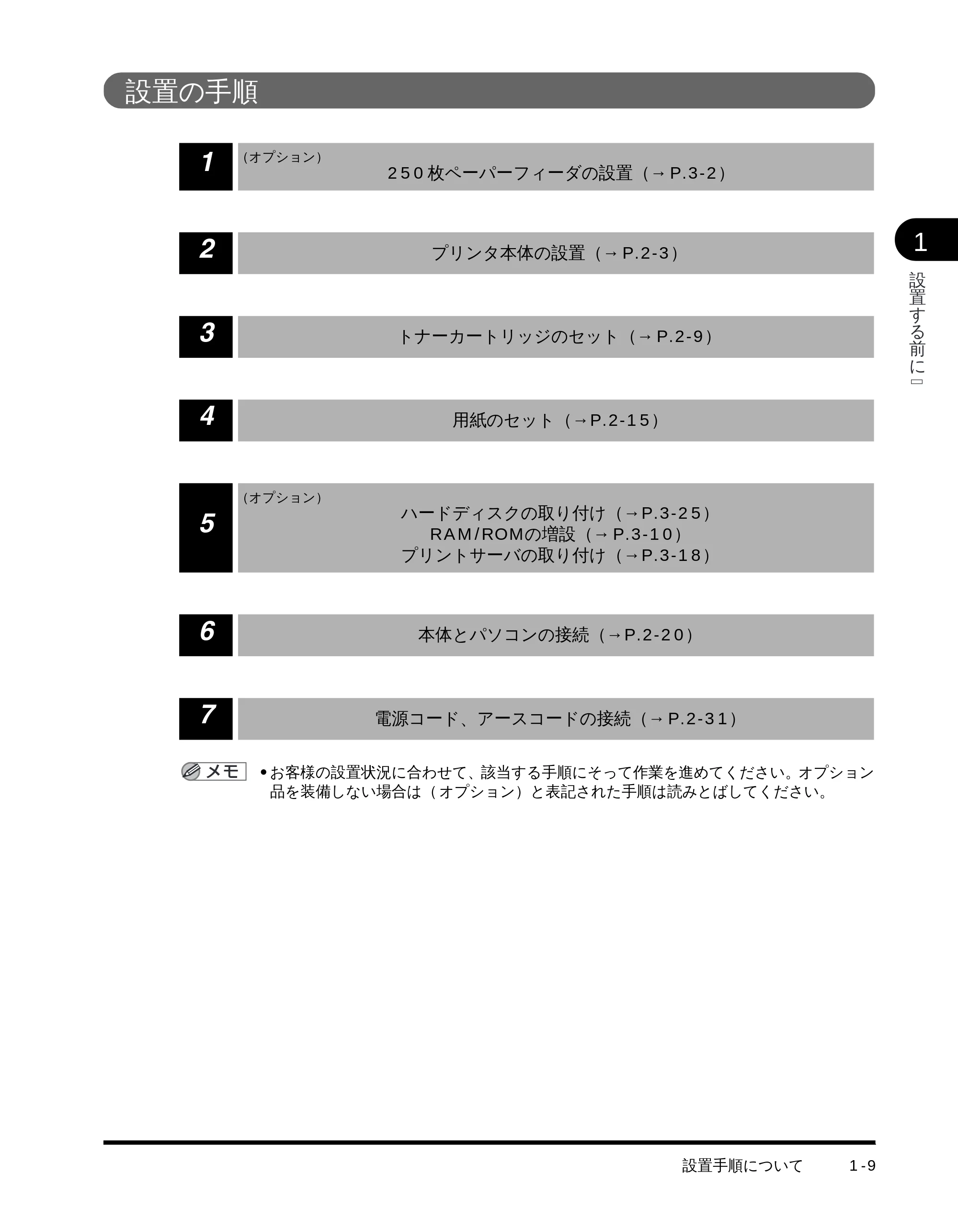 キヤノン LBP-1510 設置ガイド （PDF形式／4.42Mバイト） — 設置の手順 — 原本ページ — 23ページ