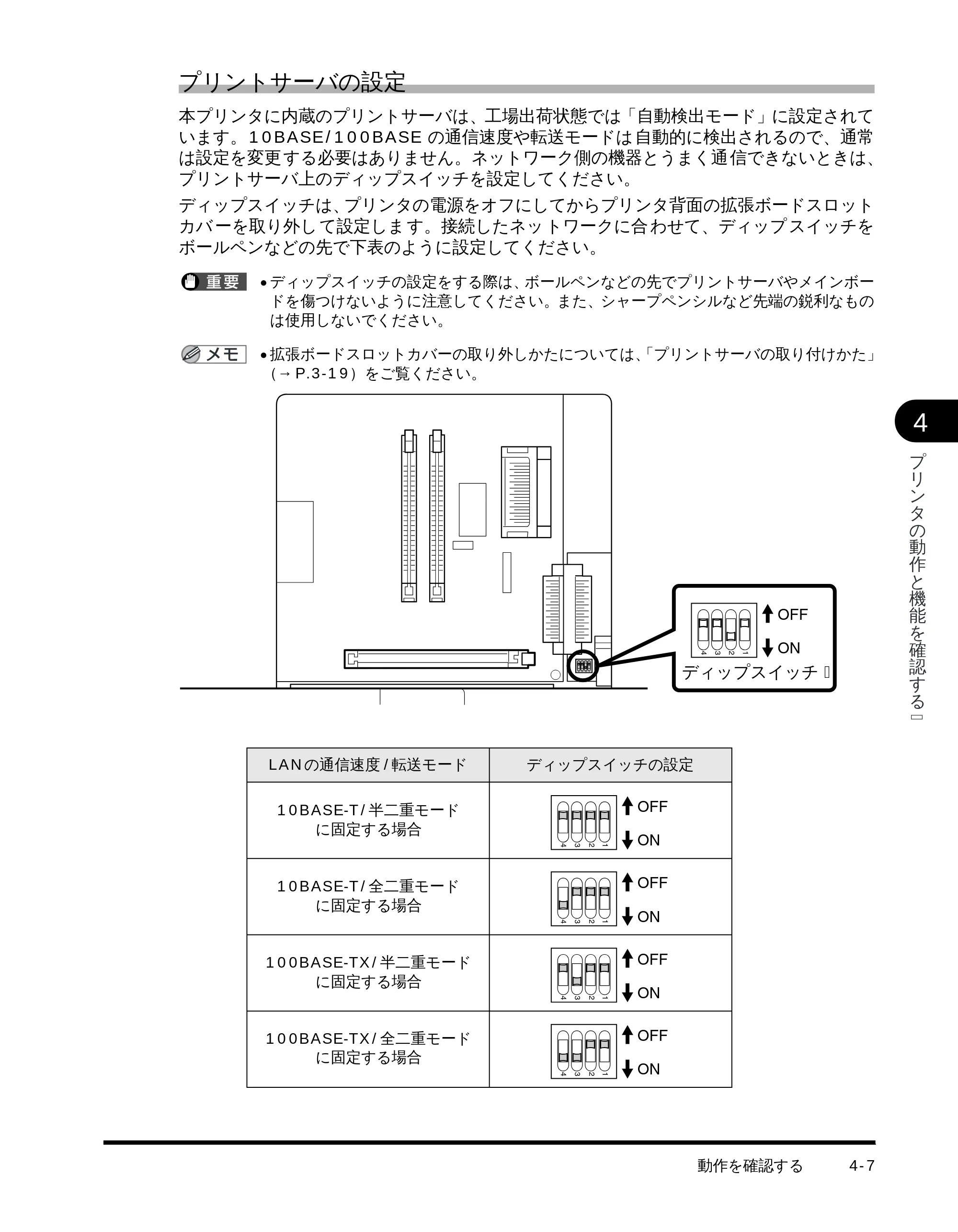 キヤノン LBP-1510 設置ガイド （PDF形式／4.42Mバイト） — プリントサーバの設定 — 原本ページ — 100ページ