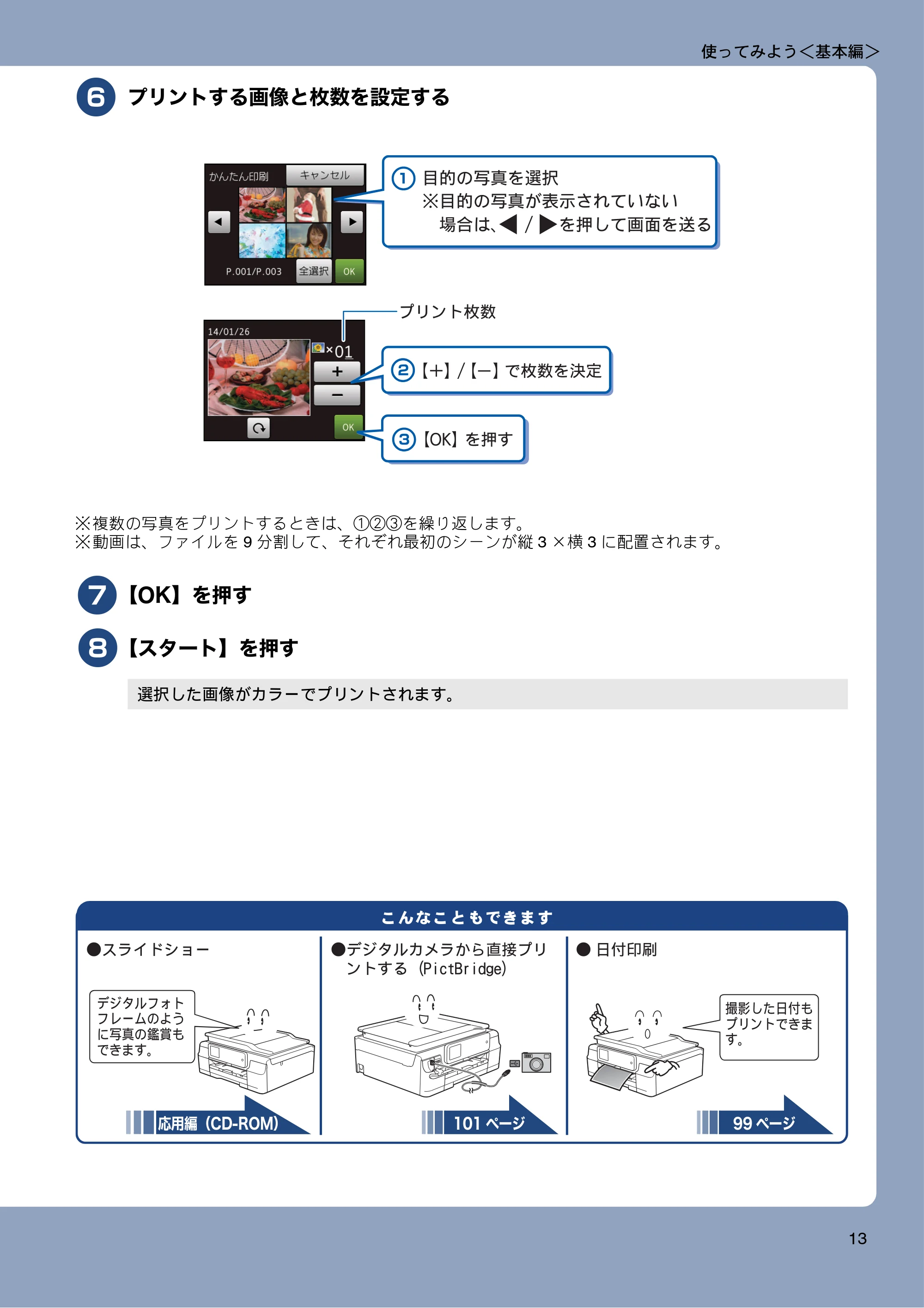 ブラザー MFC-J870N ユーザーズガイド ～基本編～ — 原本ページ — 13ページ