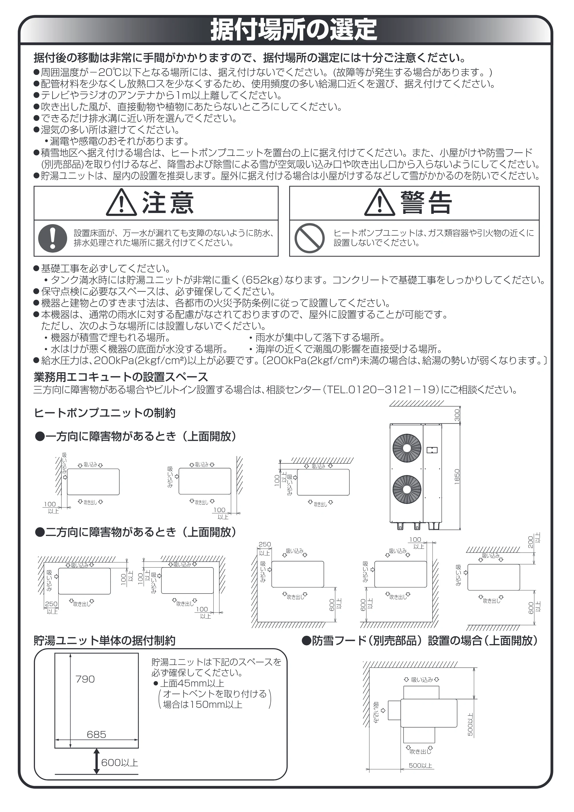日立 RHK-15YJK 取扱説明書 — 据付場所の選定 — 原本ページ — 32ページ