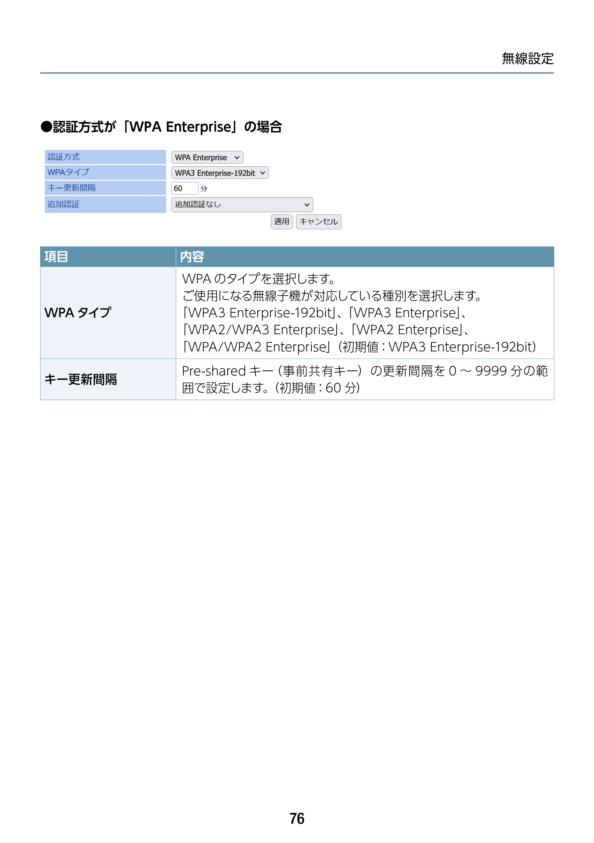 エレコム WAB-S1167IW-ACI 2.ユーザーズ・マニュアル — 原本ページ — 76ページ