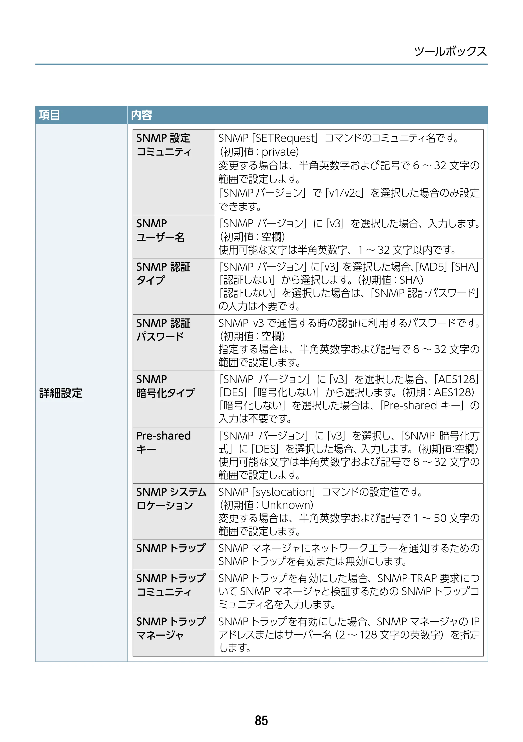 エレコム WAB-S1167IW-ACI 2.ユーザーズ・マニュアル — 原本ページ — 85ページ