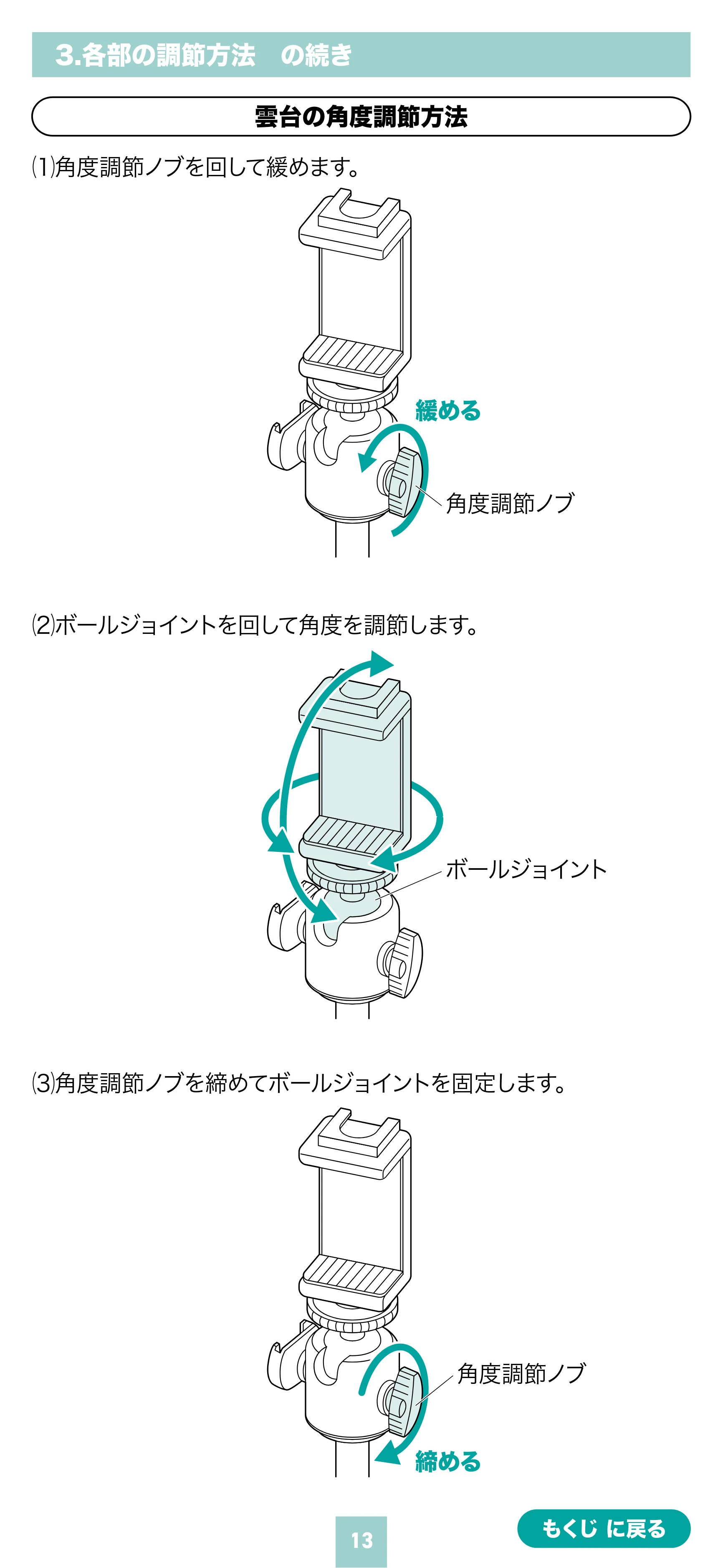 サンワサプライ 200-DGCAM052 取扱説明書 — 原本ページ — 13ページ