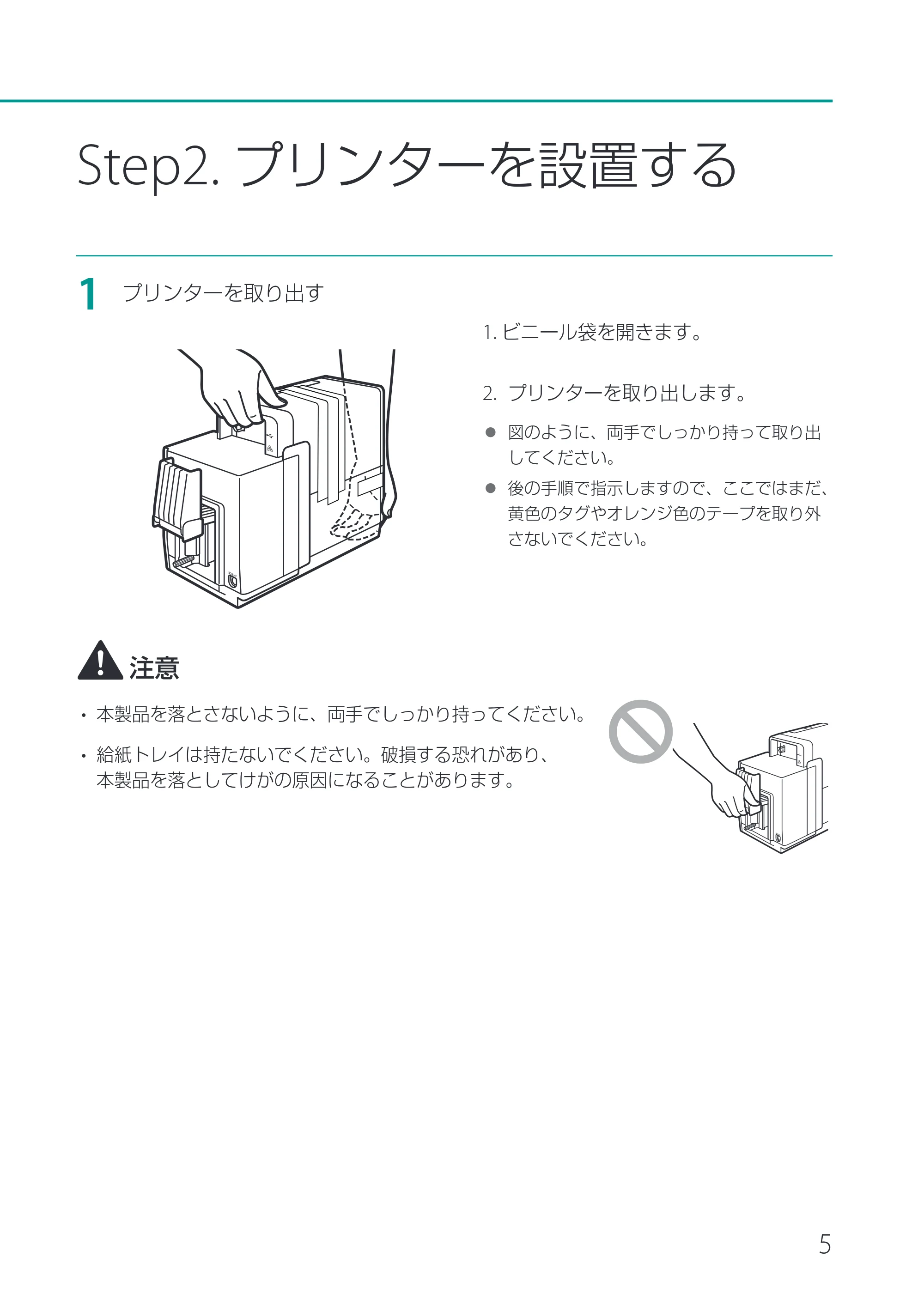 キヤノン CX-G2400 CX-G2400 セットアップガイド 2024年7月11日更新（PDF：7.08MB） — 原本ページ — 7ページ