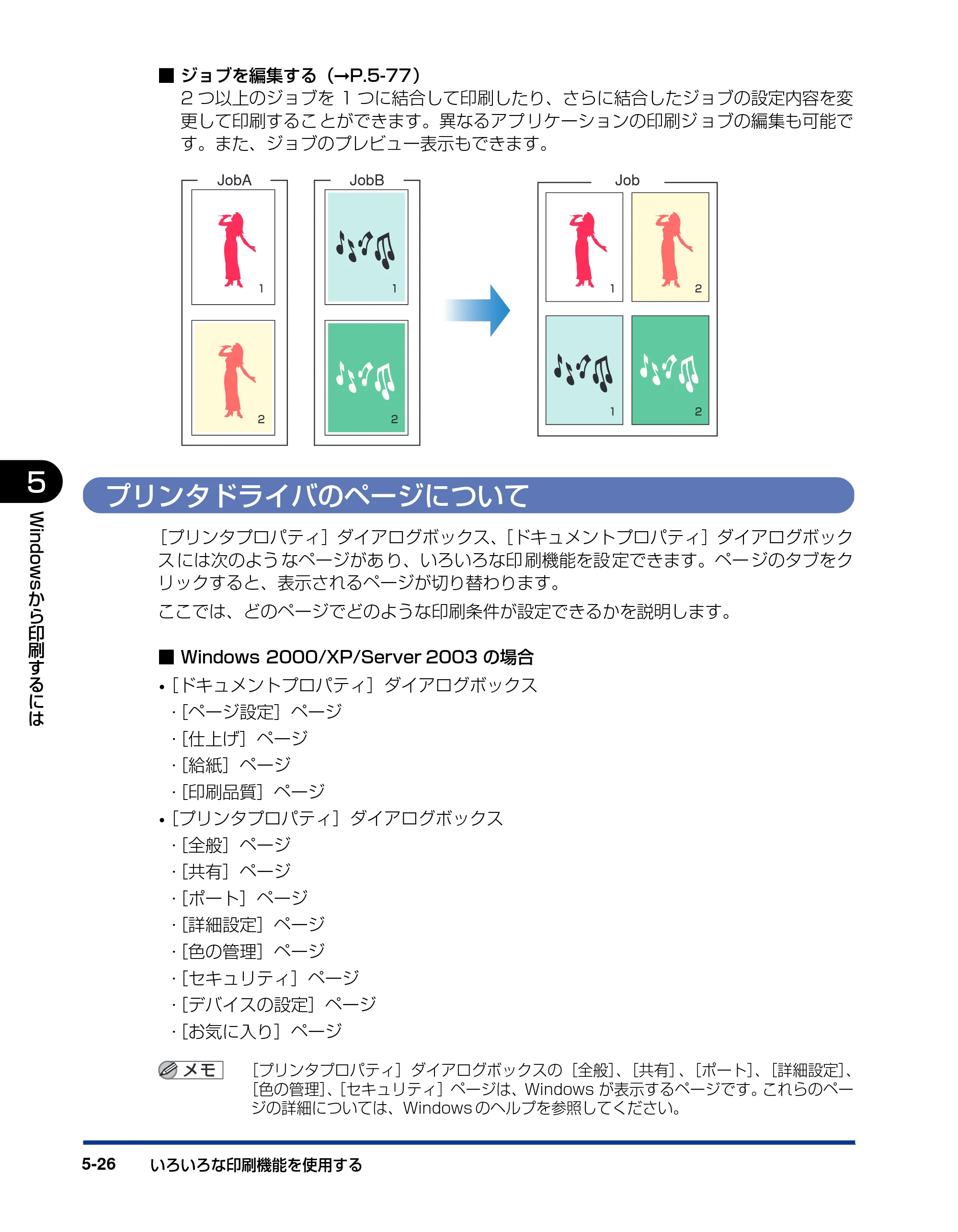 キヤノン LBP5100 ユーザーズガイド 2007年1月25日掲載 （PDF形式／16.15Mバイト） — プリンタドライバのページについて — 原本ページ — 254ページ
