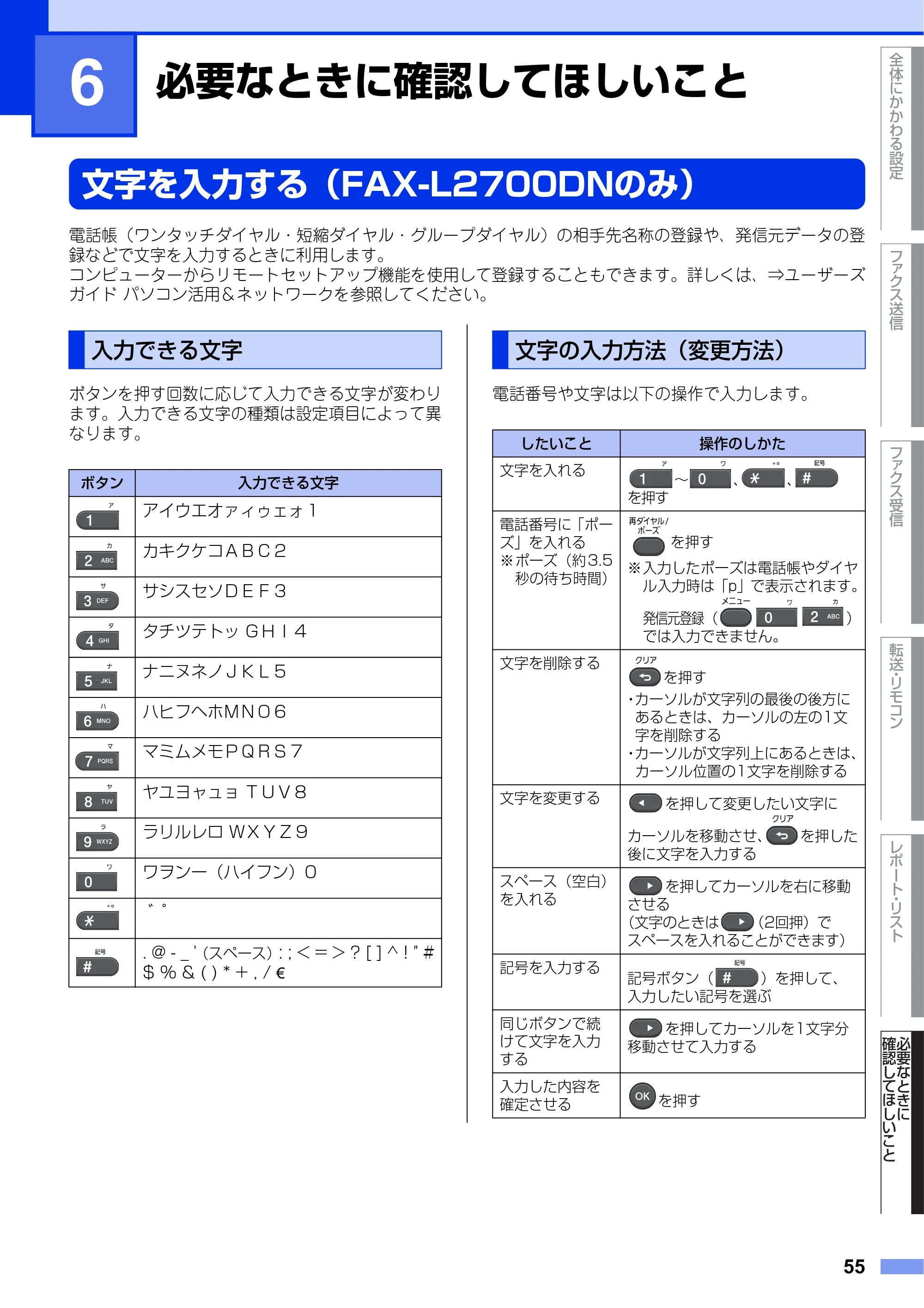 ブラザー DCP-L2520D / DCP-L2540DW / FAX-L2700DN ユーザーズガイド ～応用編～ — 第6章 必要なときに確認してほしいこと — 原本ページ — 55ページ
