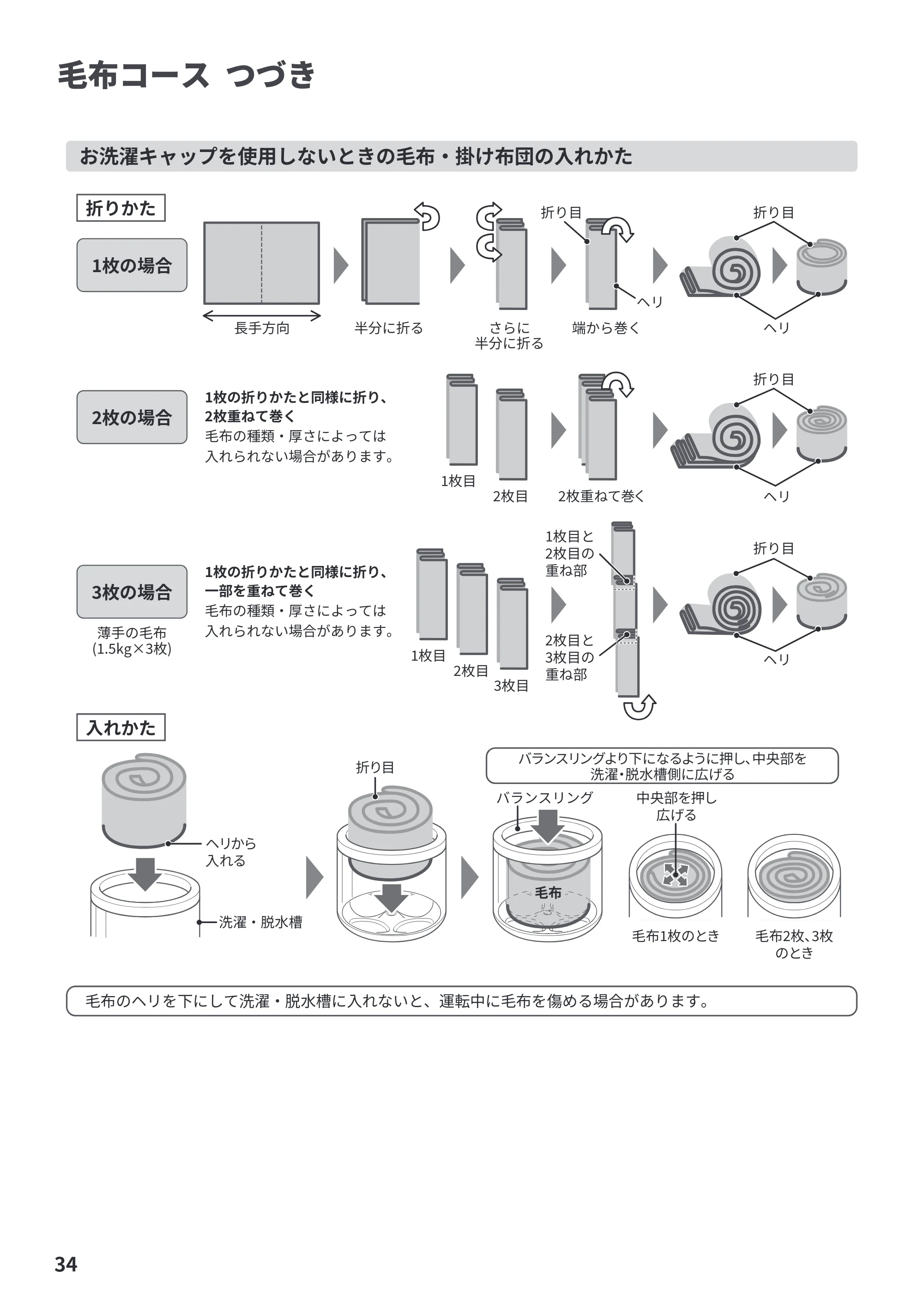 日立 BW-X120P 取扱説明書 — 原本ページ — 34ページ