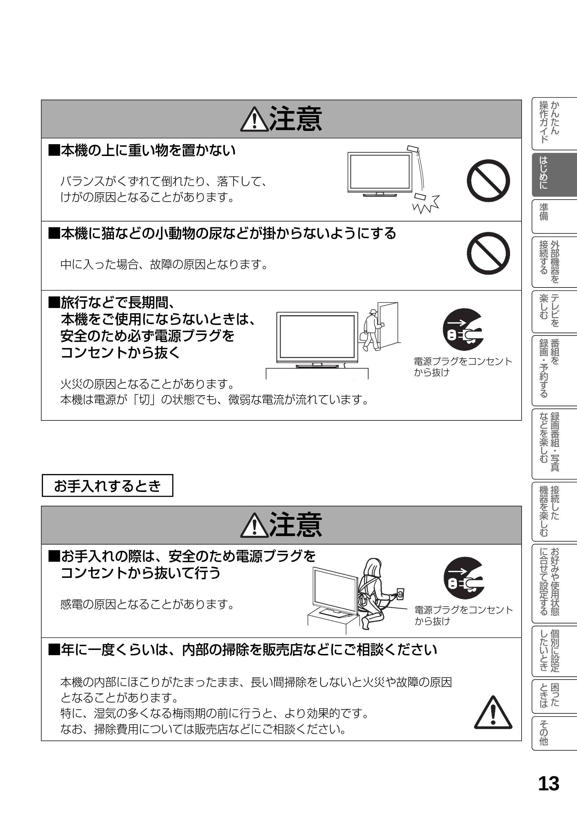 日立 L19-N2 取扱説明書 — 原本ページ — 13ページ