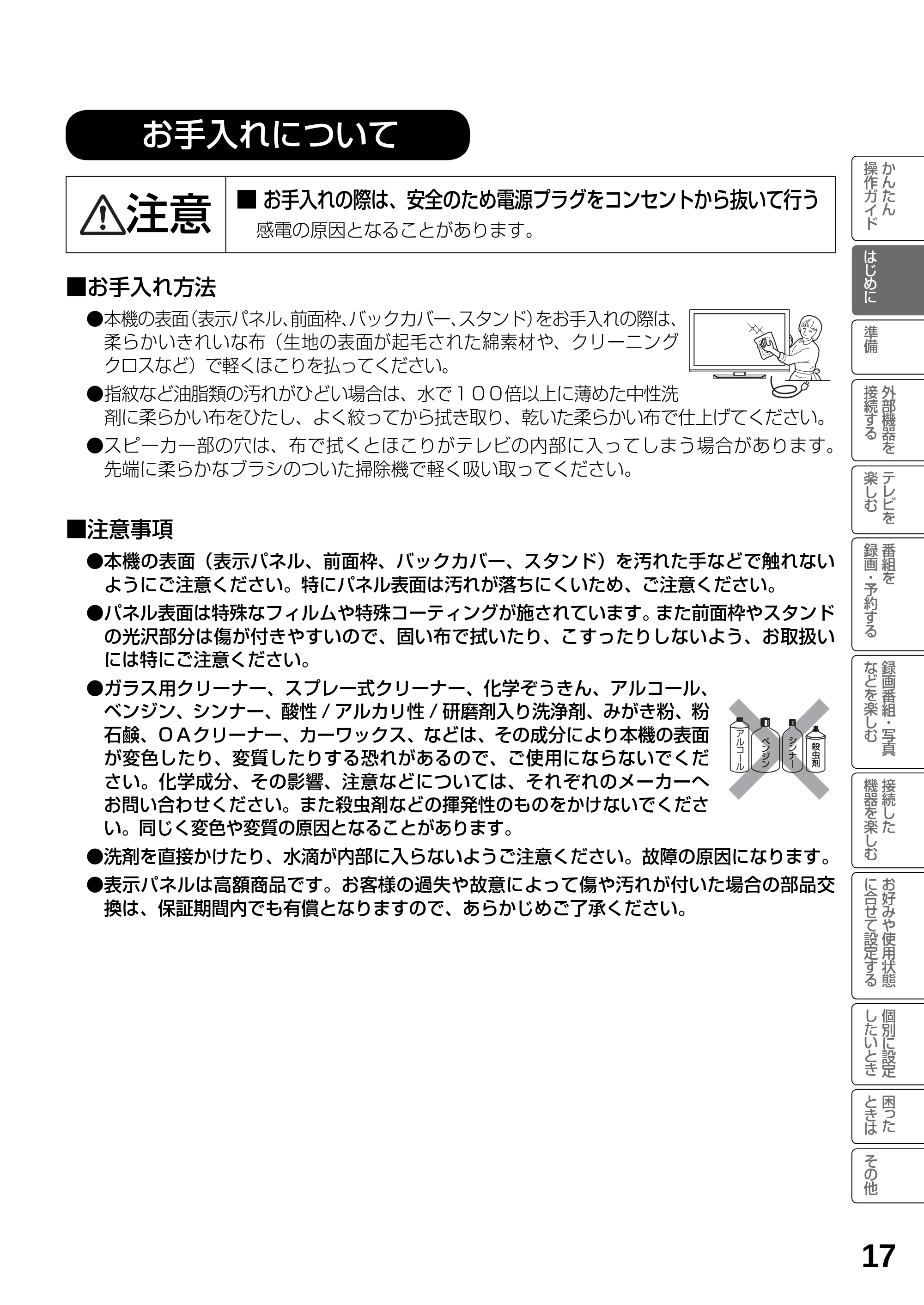 日立 L19-N2 取扱説明書 — 原本ページ — 17ページ