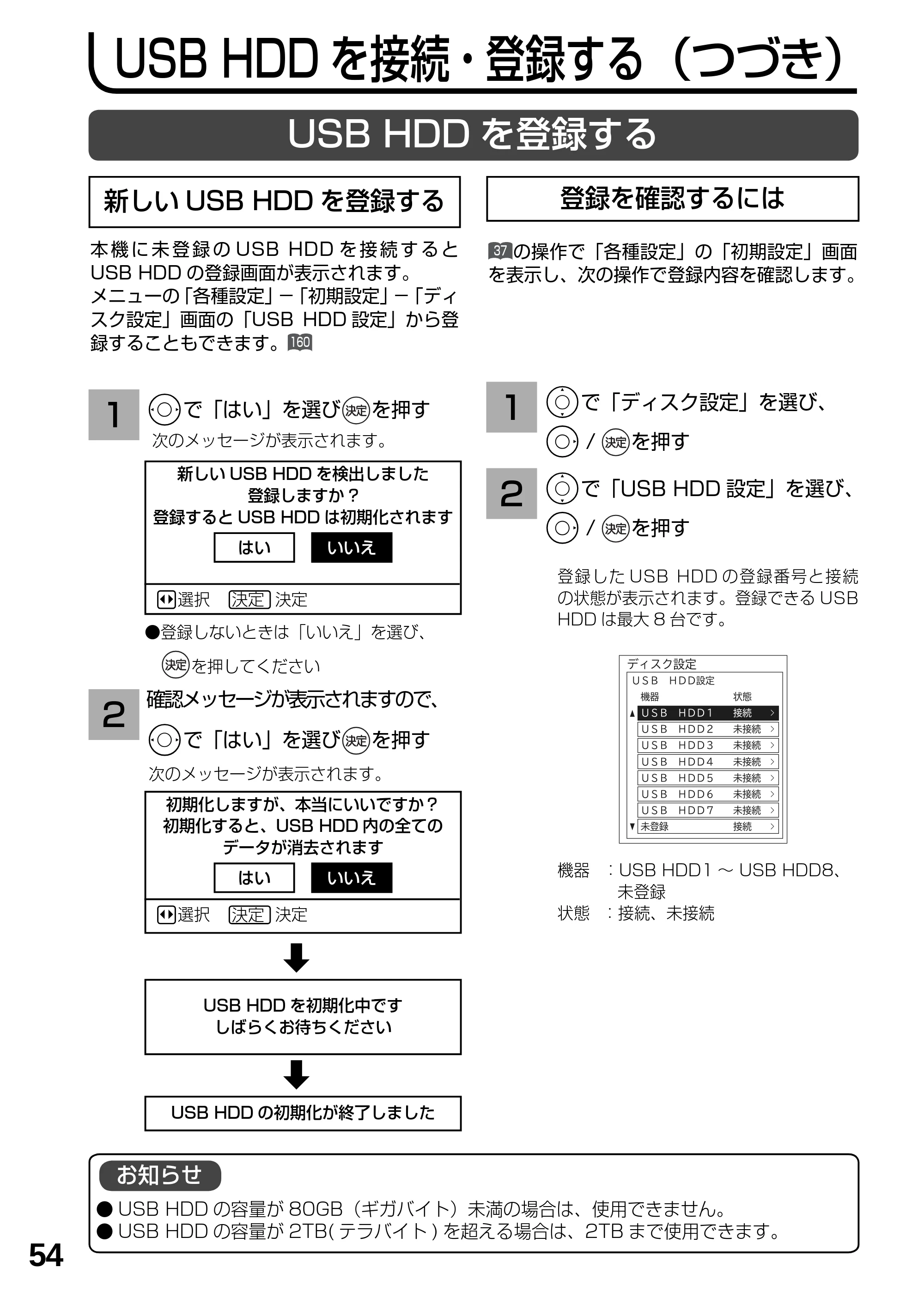日立 L19-N2 取扱説明書 — 原本ページ — 54ページ