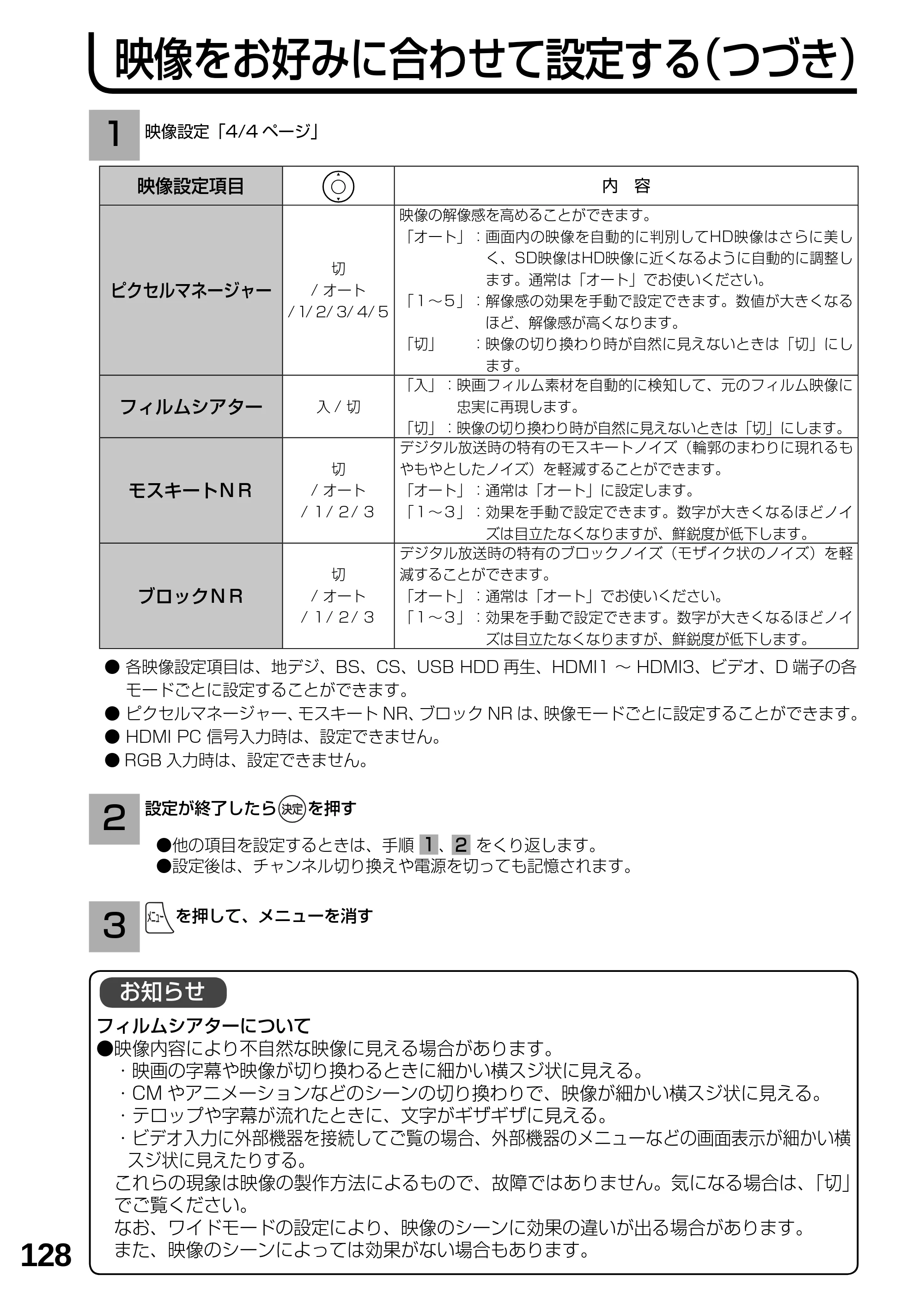 日立 L19-N2 取扱説明書 — 原本ページ — 128ページ