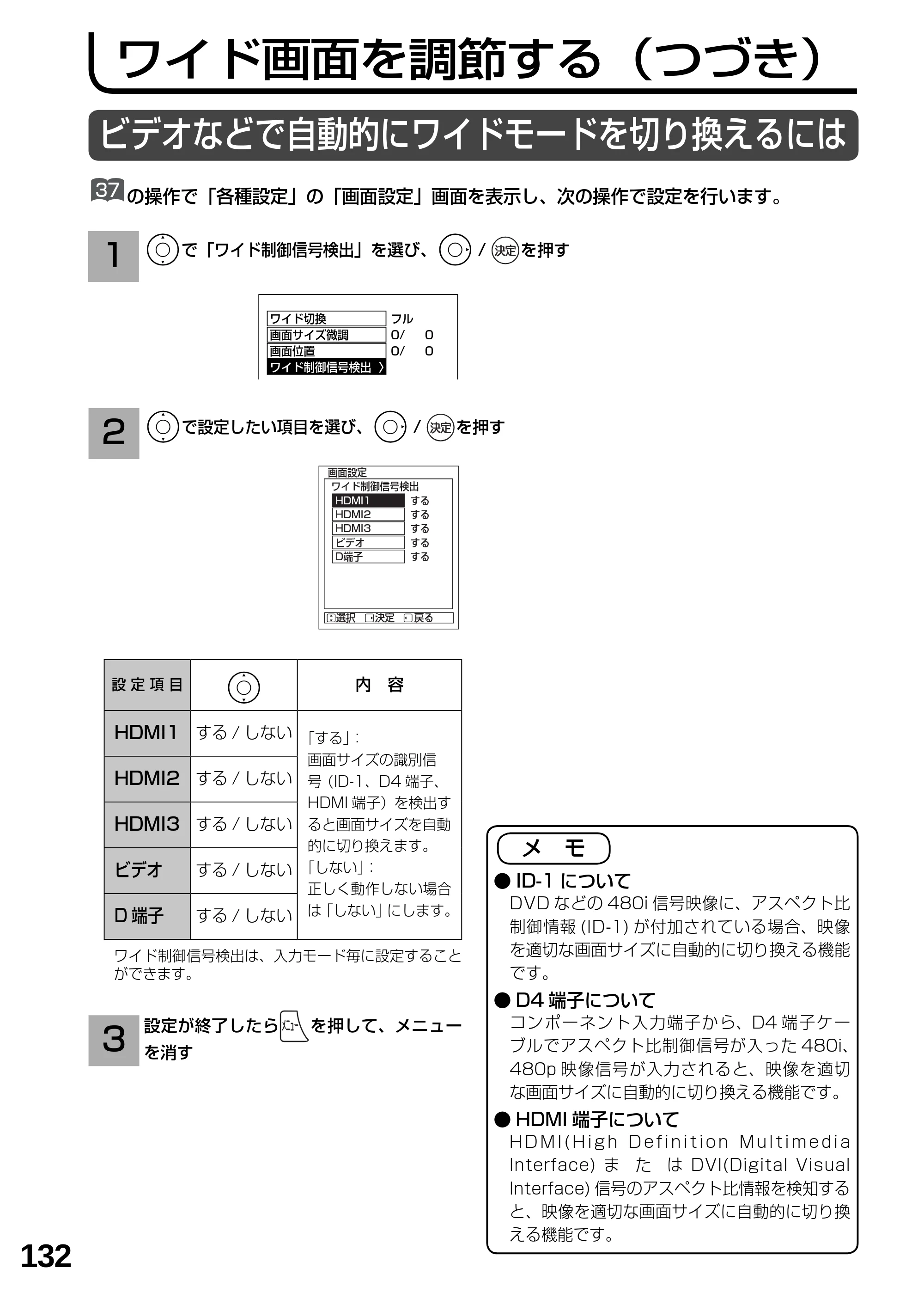 日立 L19-N2 取扱説明書 — 原本ページ — 132ページ