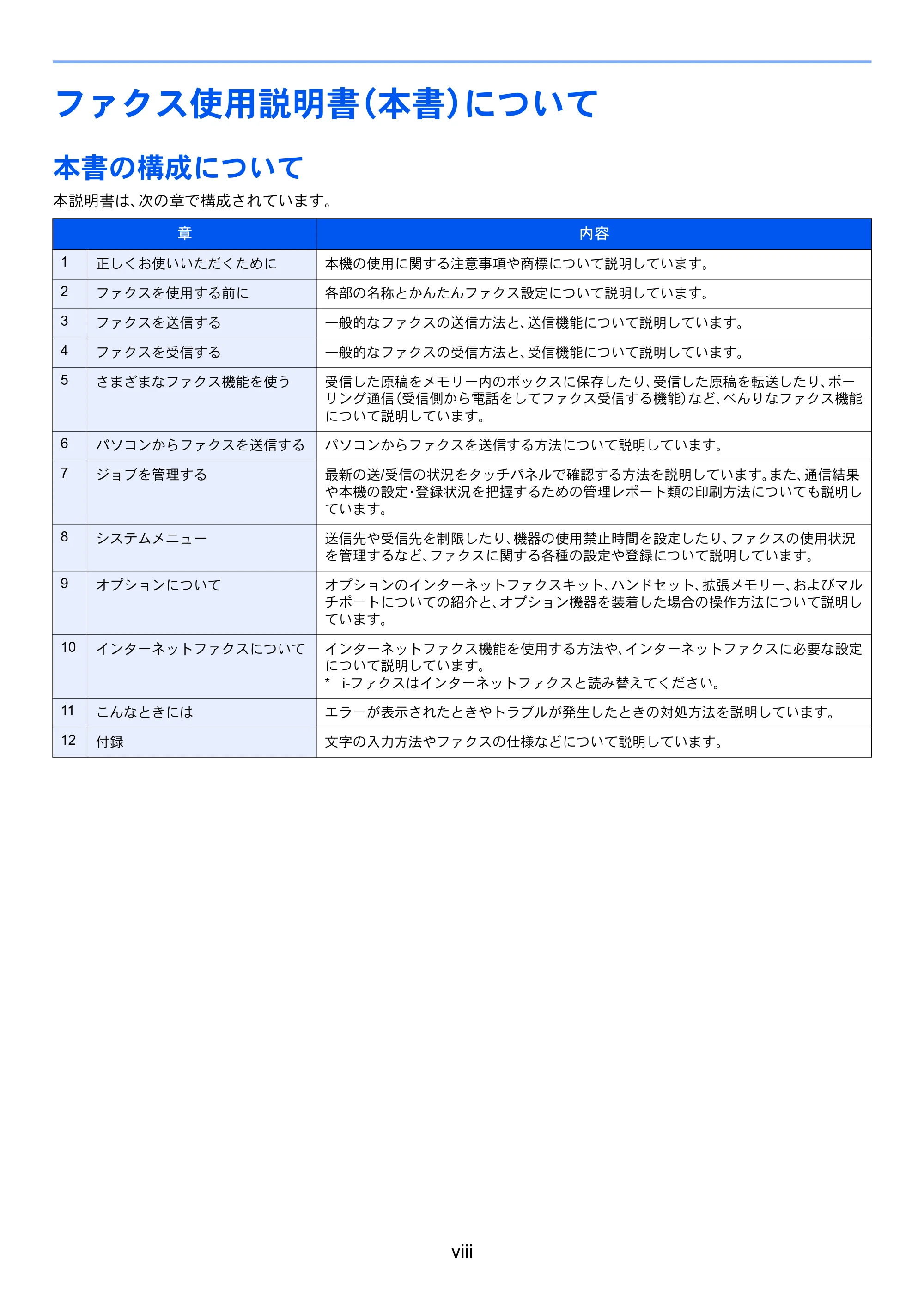 京セラ TASKalfa 356ci / TASKalfa 406ci TASKalfa 406ci/TASKalfa 356ci FAXSystem10 使用説明書 — ファクス使用説明書（本書）について — 原本ページ — 14ページ