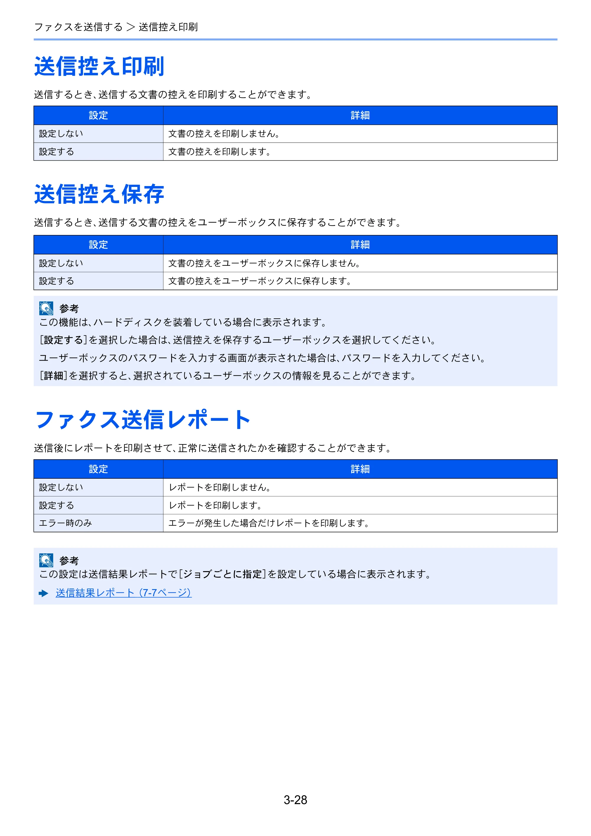 京セラ TASKalfa 356ci / TASKalfa 406ci TASKalfa 406ci/TASKalfa 356ci FAXSystem10 使用説明書 — 送信控え印刷 — 原本ページ — 74ページ