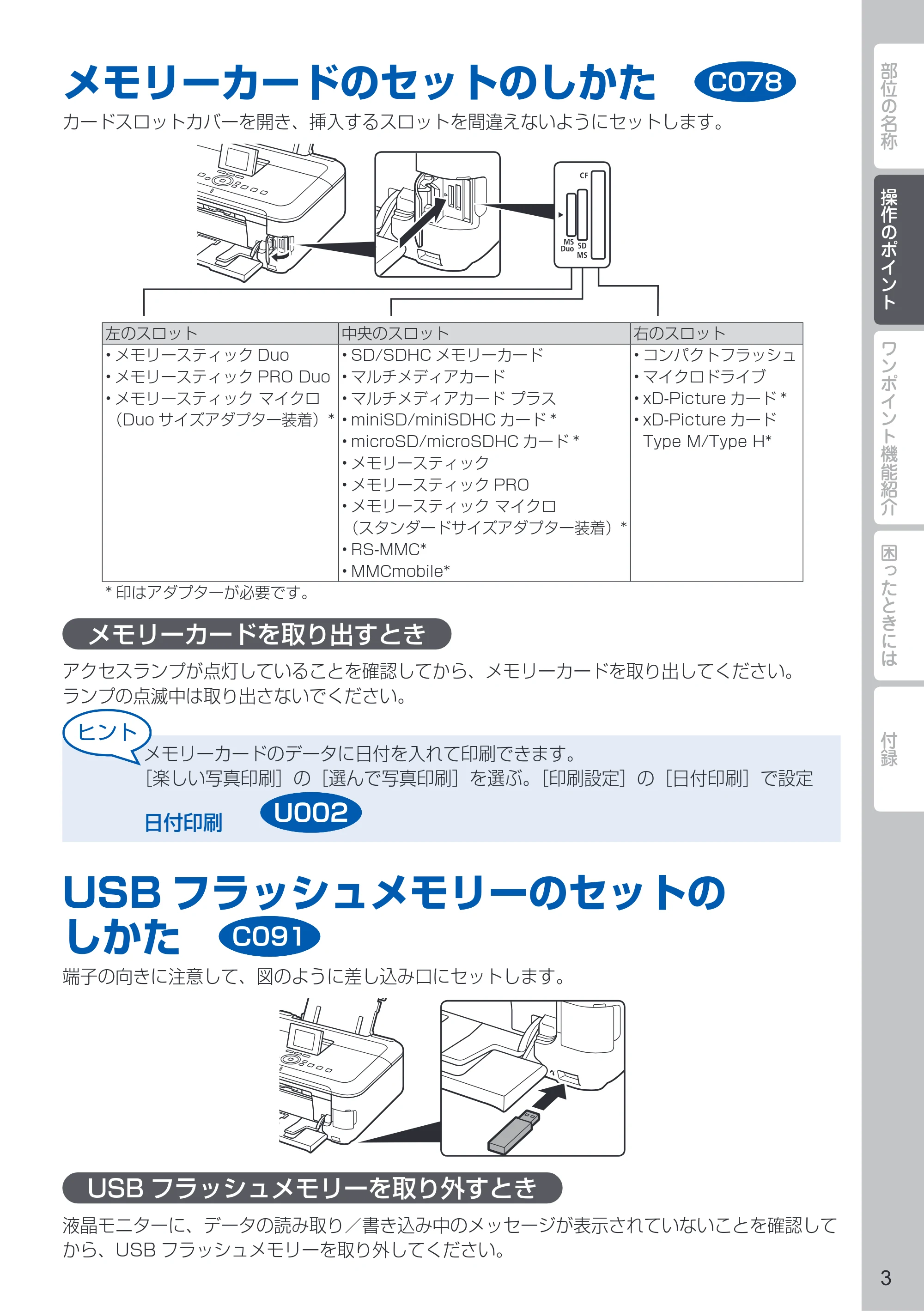キヤノン PIXUS MG6230 PIXUS 早わかり（PDF：6.60MB） — 操作のポイント — 原本ページ — 5ページ