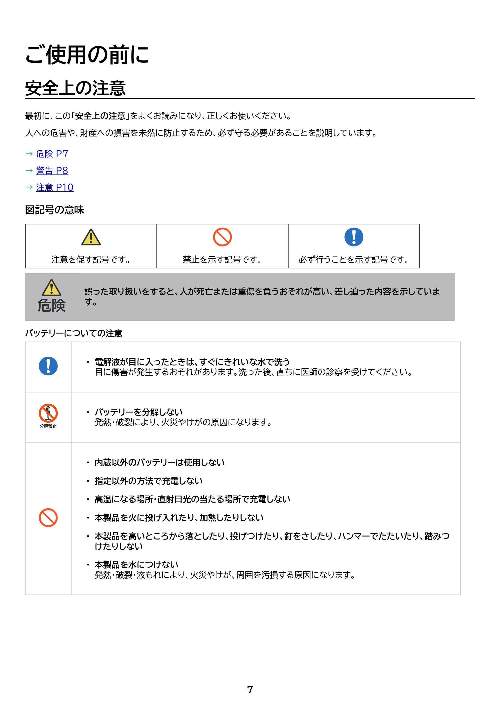 アイリスオーヤマ SBD-G4P 取扱説明書 — 原本ページ — 7ページ