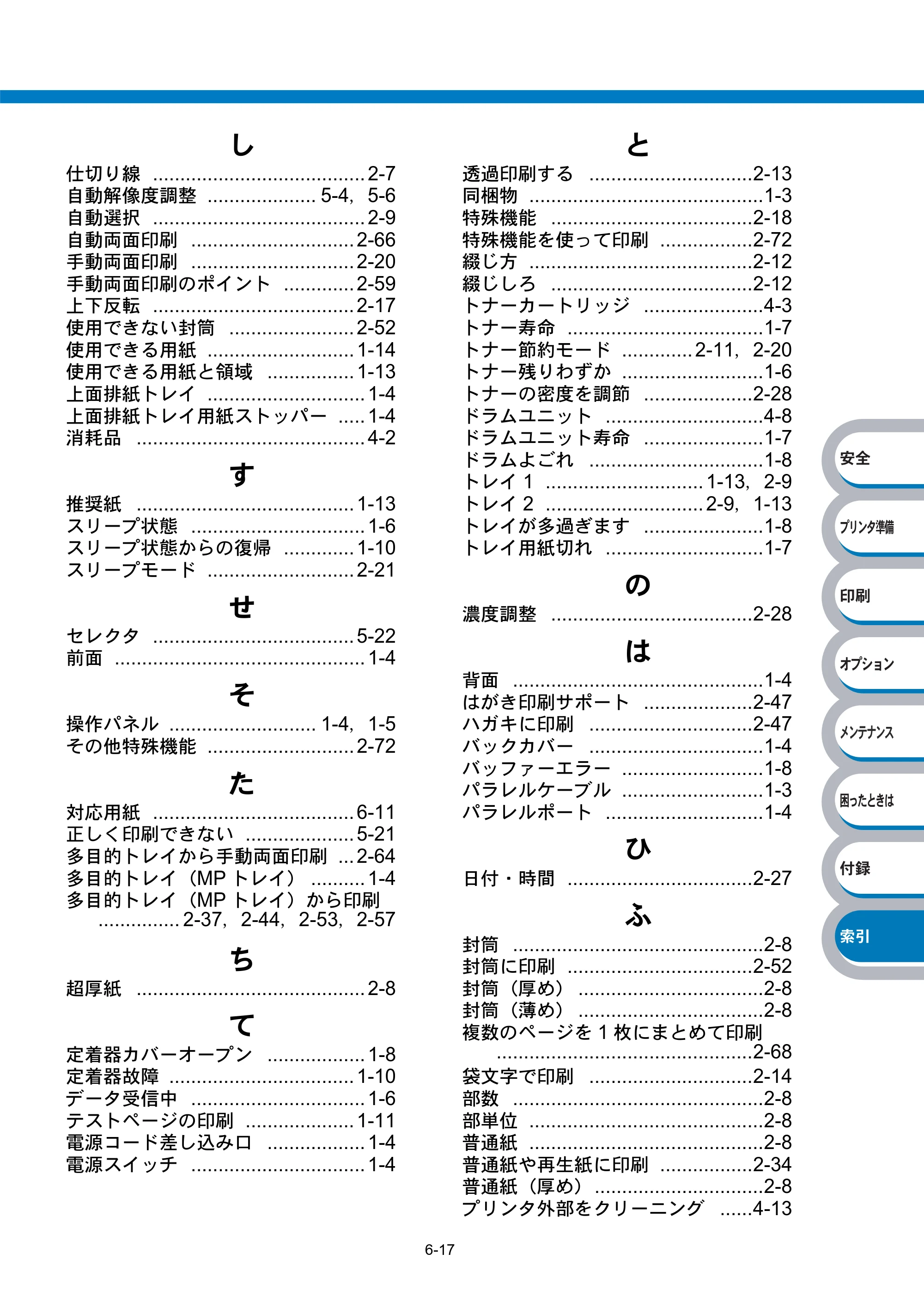 ブラザー HL-5240 / HL-5250DN 取扱説明書（本体） — 原本ページ — 169ページ