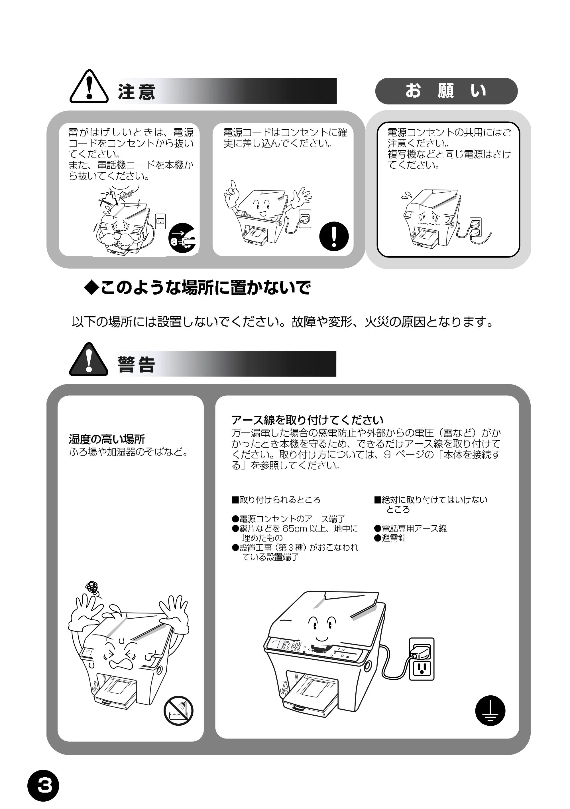 ブラザー MFC-9200J 取扱説明書(本体) — 原本ページ — 4ページ