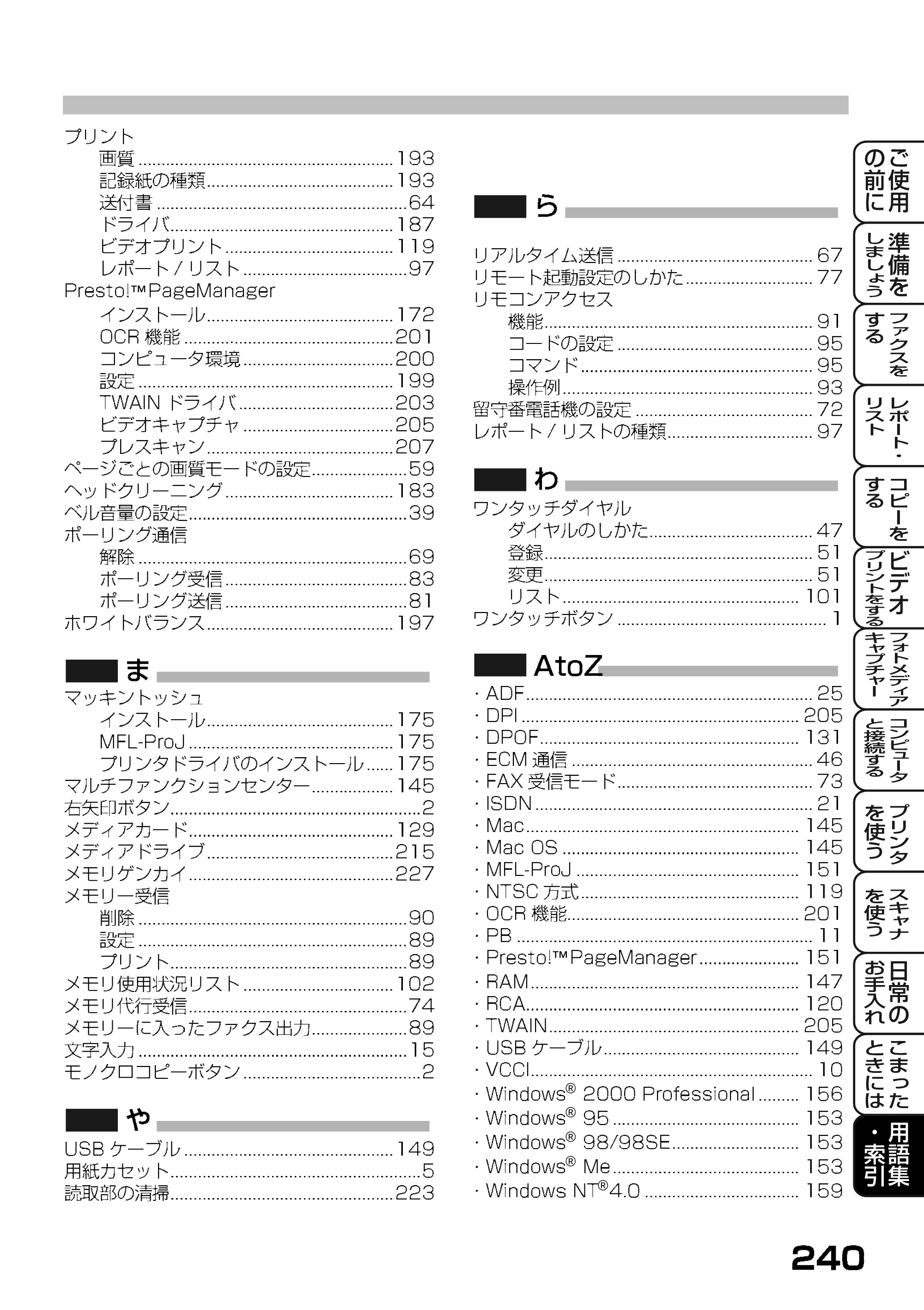 ブラザー MFC-9200J 取扱説明書(本体) — 原本ページ — 163ページ