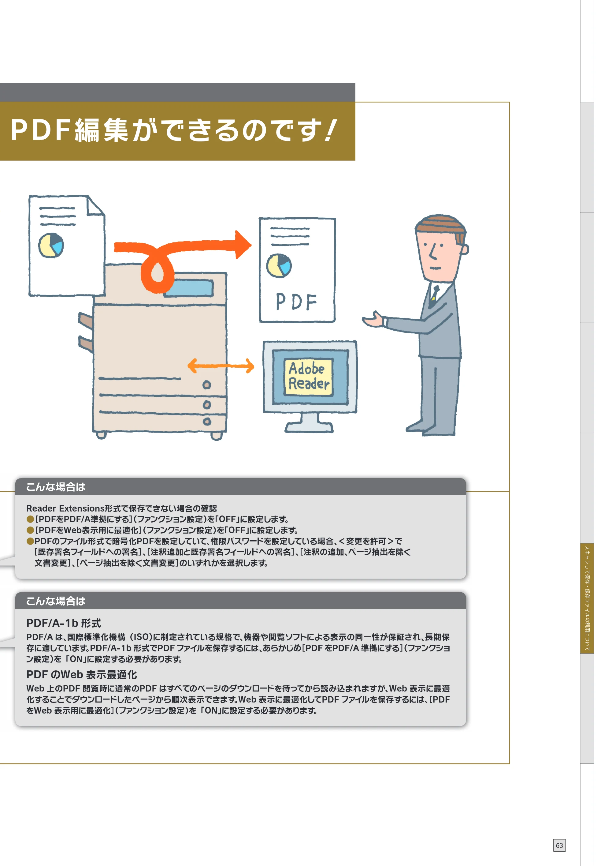 キヤノン C7270/C7260 オンラインマニュアル 使いこなしガイド 2012年10月3日更新（PDF：25.5MB） — 原本ページ — 65ページ